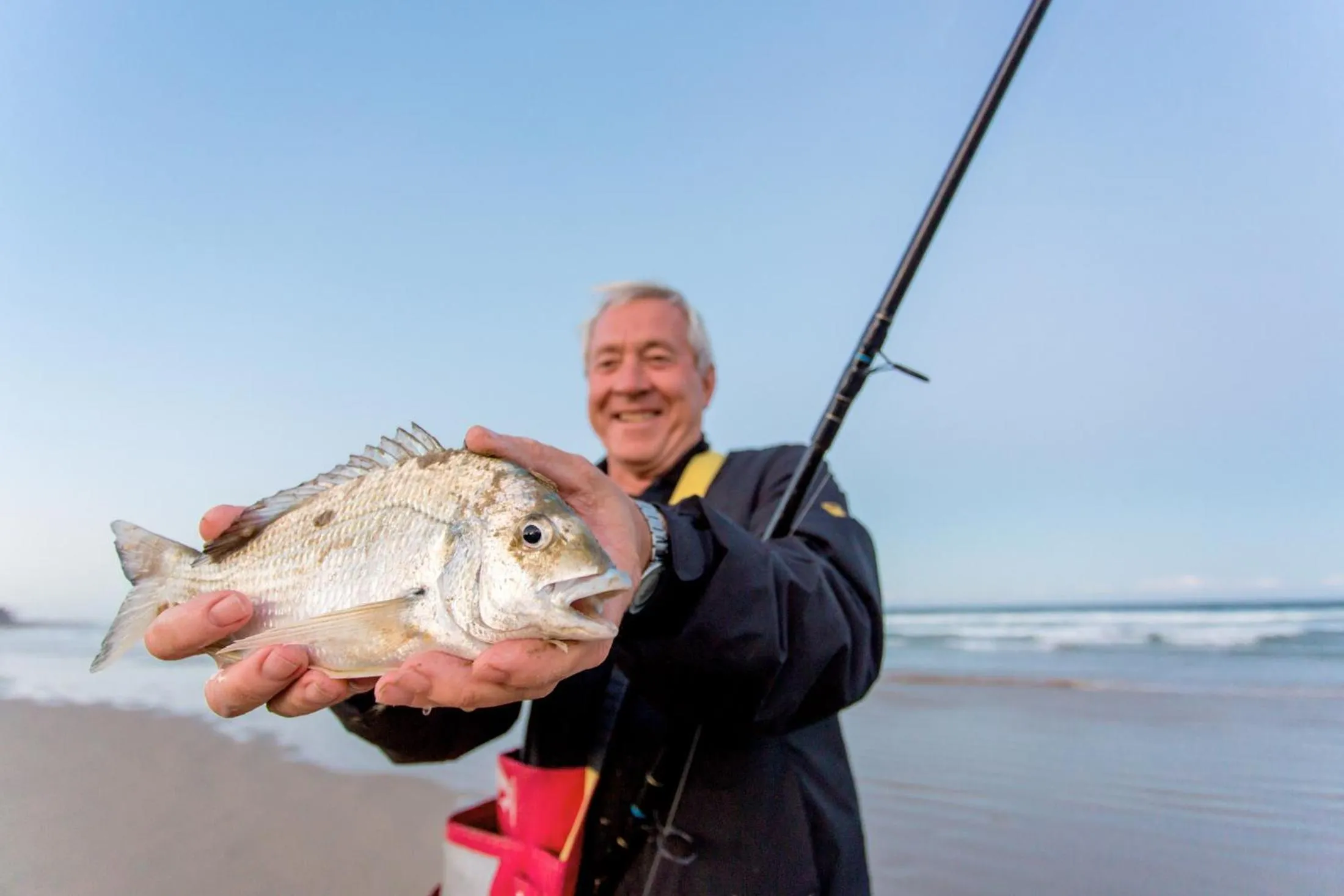 Fishing in Woolgoolga Lakeside Holiday Park