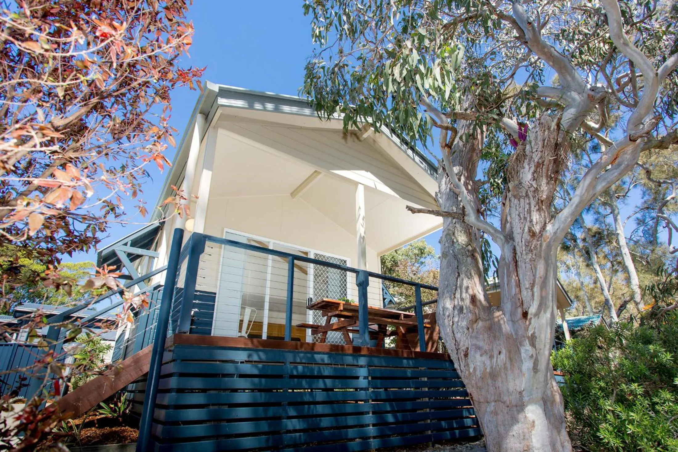 Patio in Woolgoolga Lakeside Holiday Park