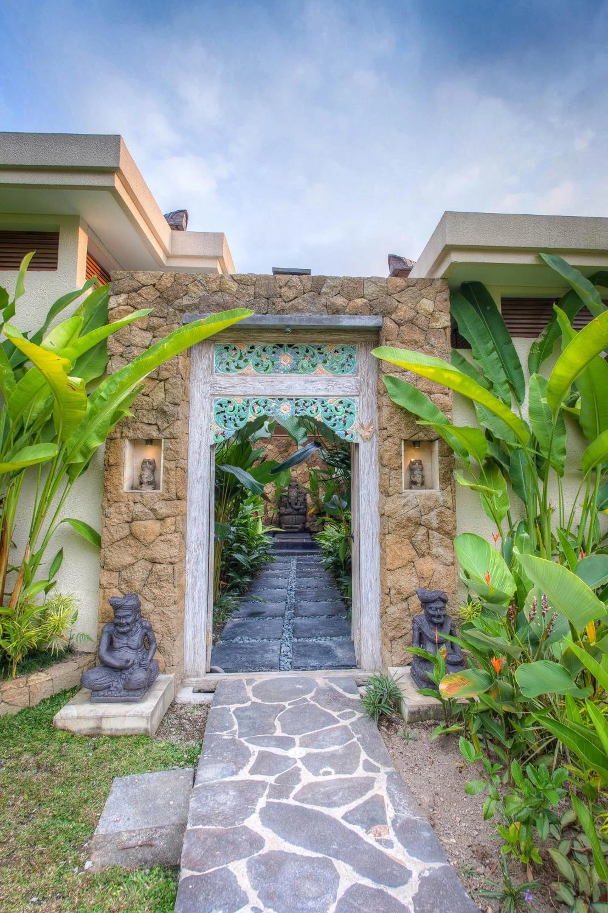 Facade/entrance in The Shala Bali