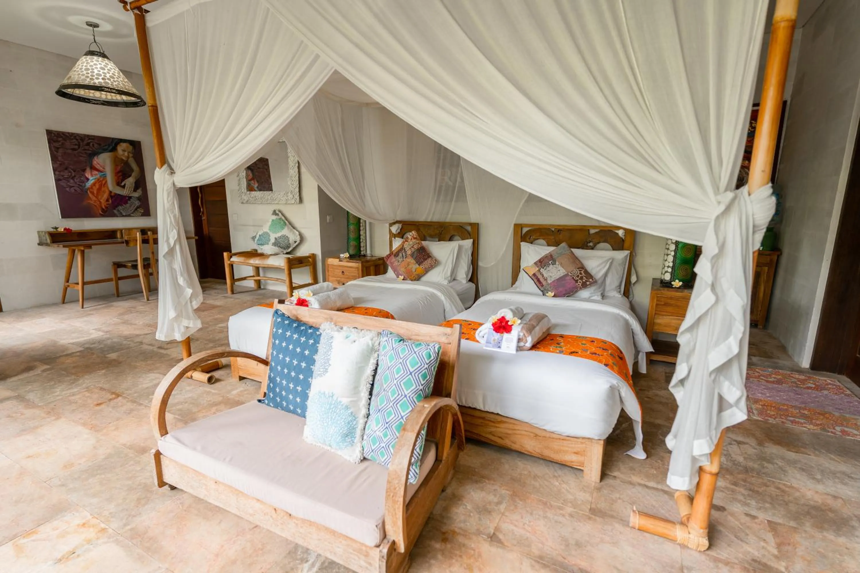 Bedroom, Bed in The Shala Bali