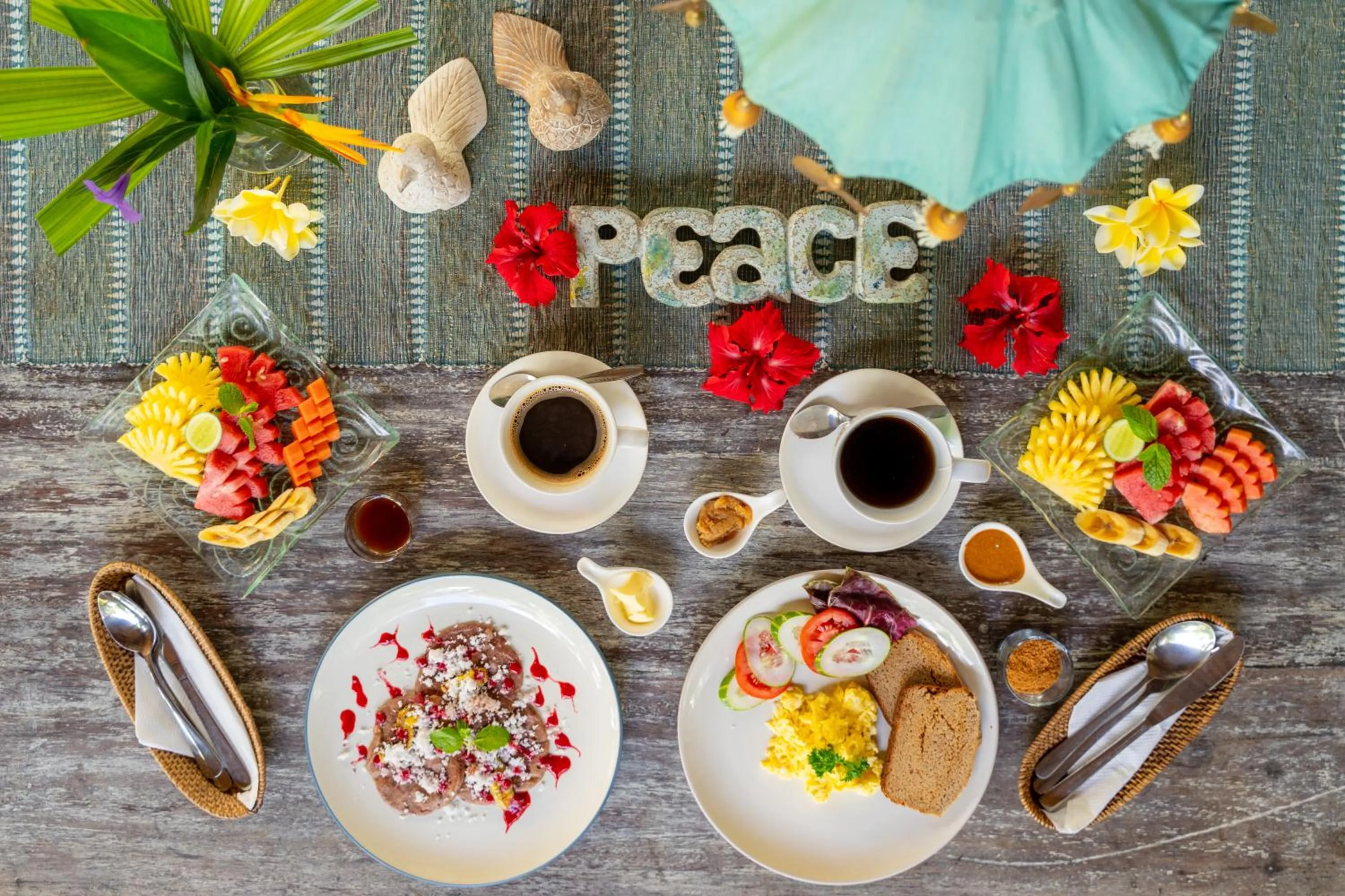 Breakfast in The Shala Bali