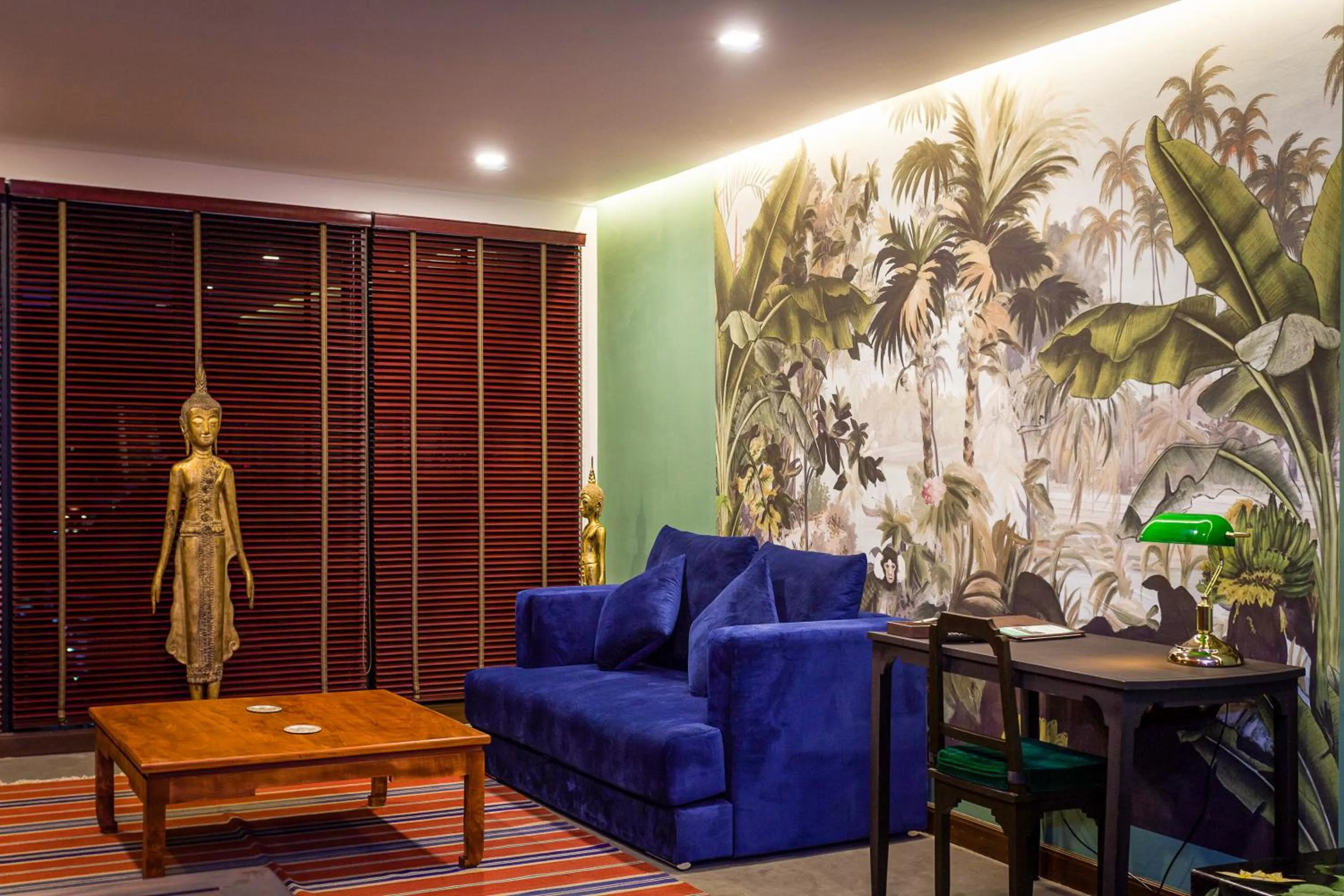 Living room in Lao Poet Hotel