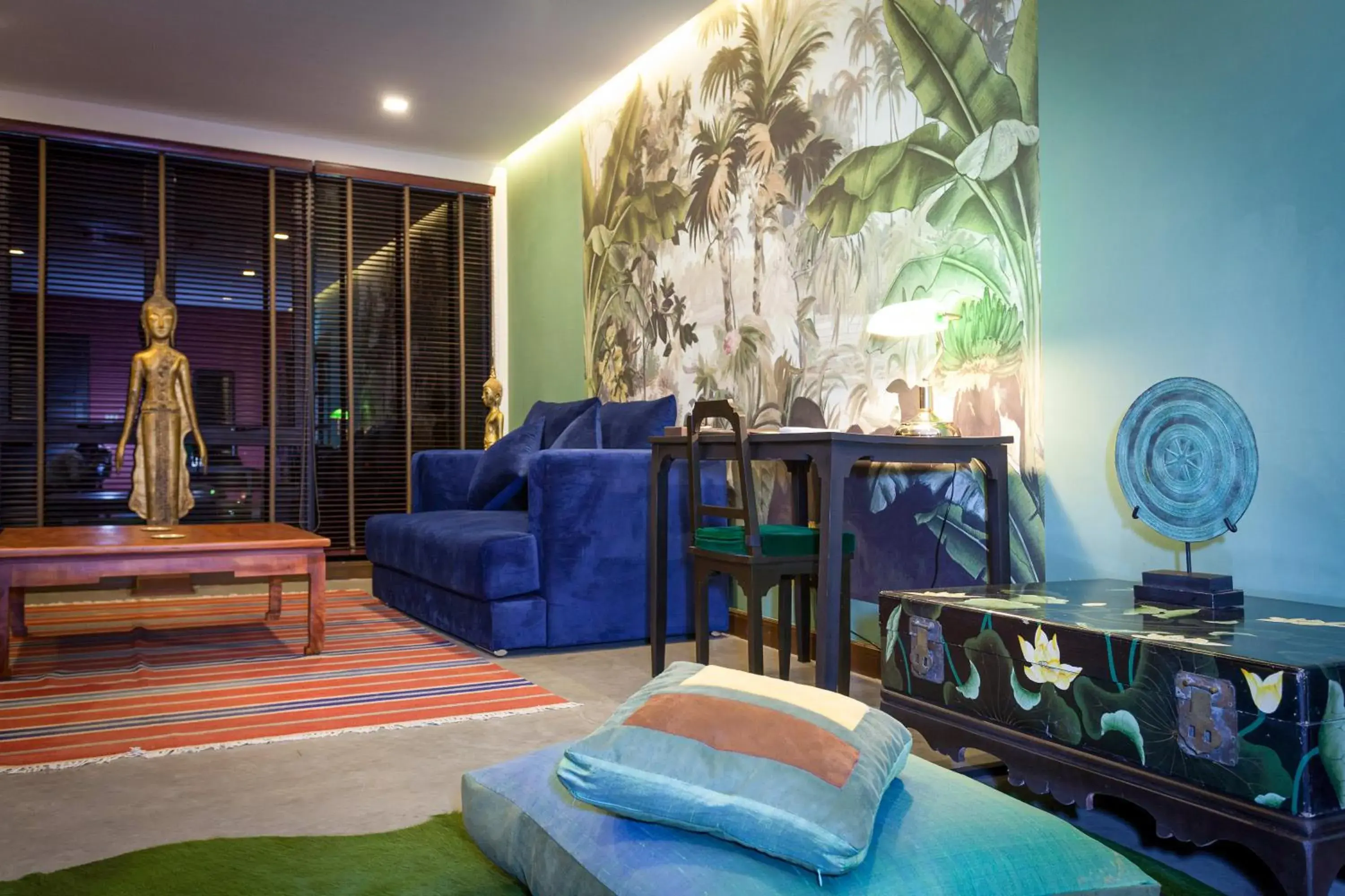 Living room in Lao Poet Hotel Living room in Lao Poet Hotel