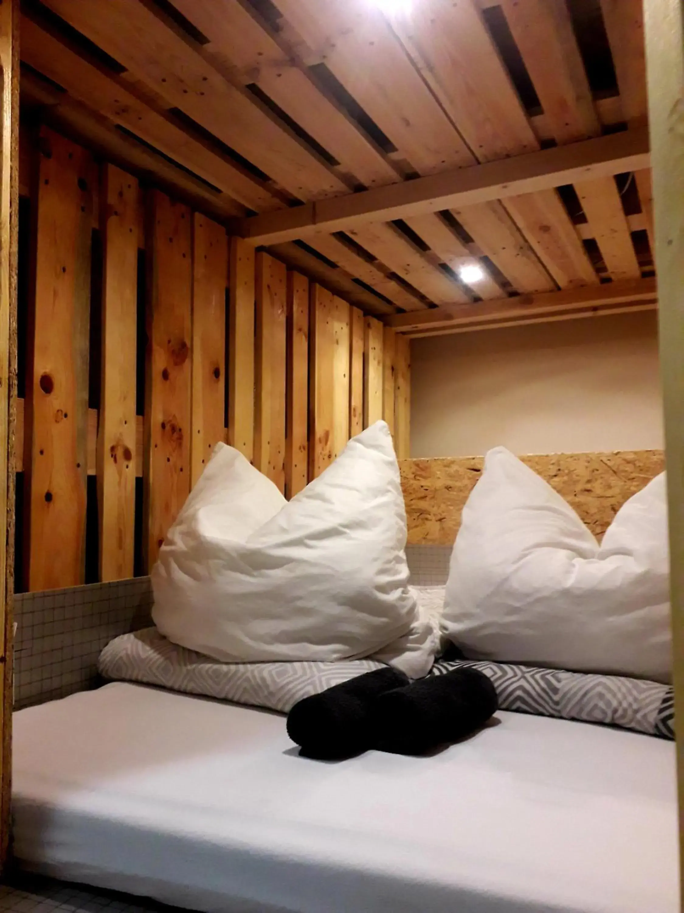 Bedroom, Bed in FOX BOX I Capsule Apt Bedroom, Bed in FOX BOX I Capsule Apt