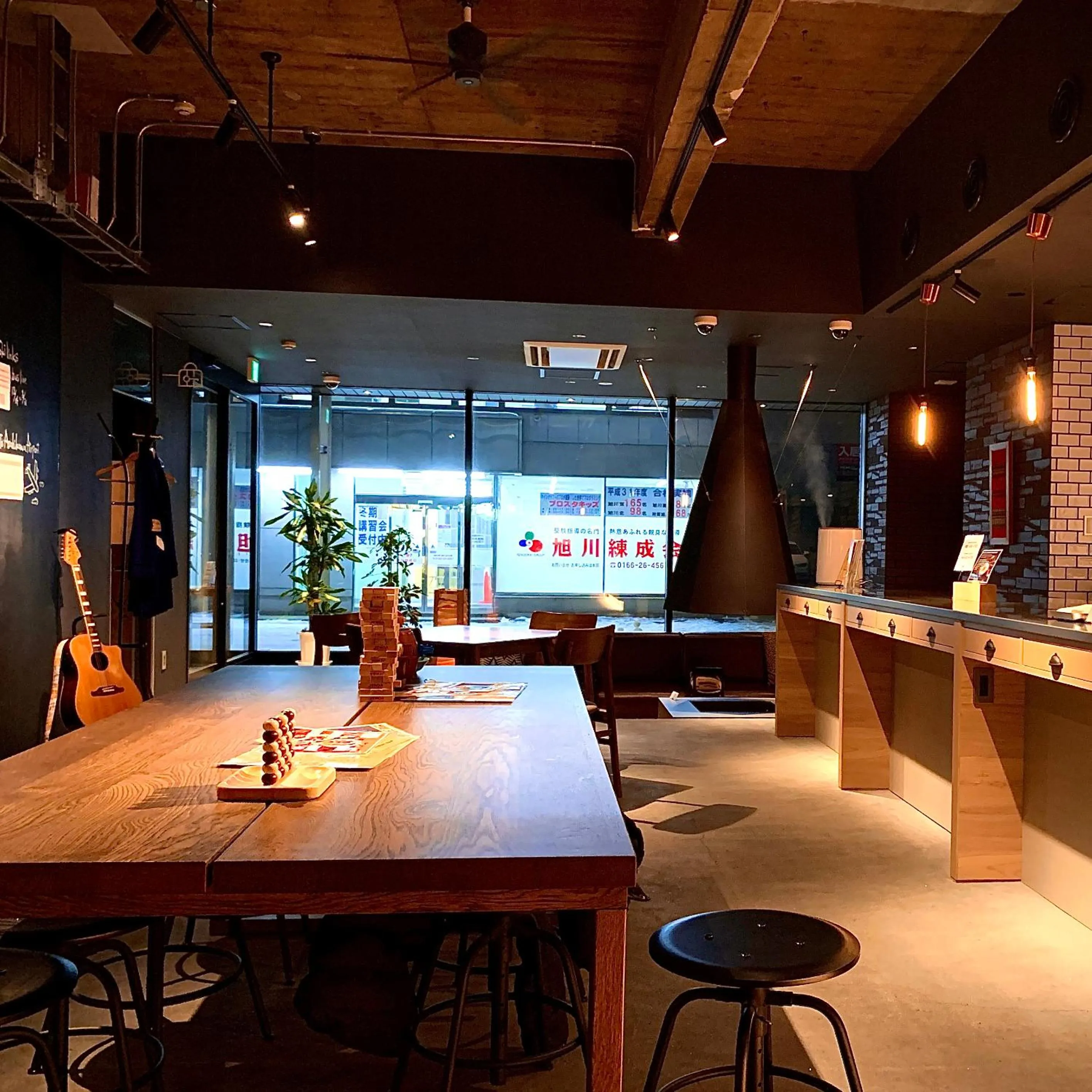 Communal lounge/ TV room in 9 C Hotel Asahikawa