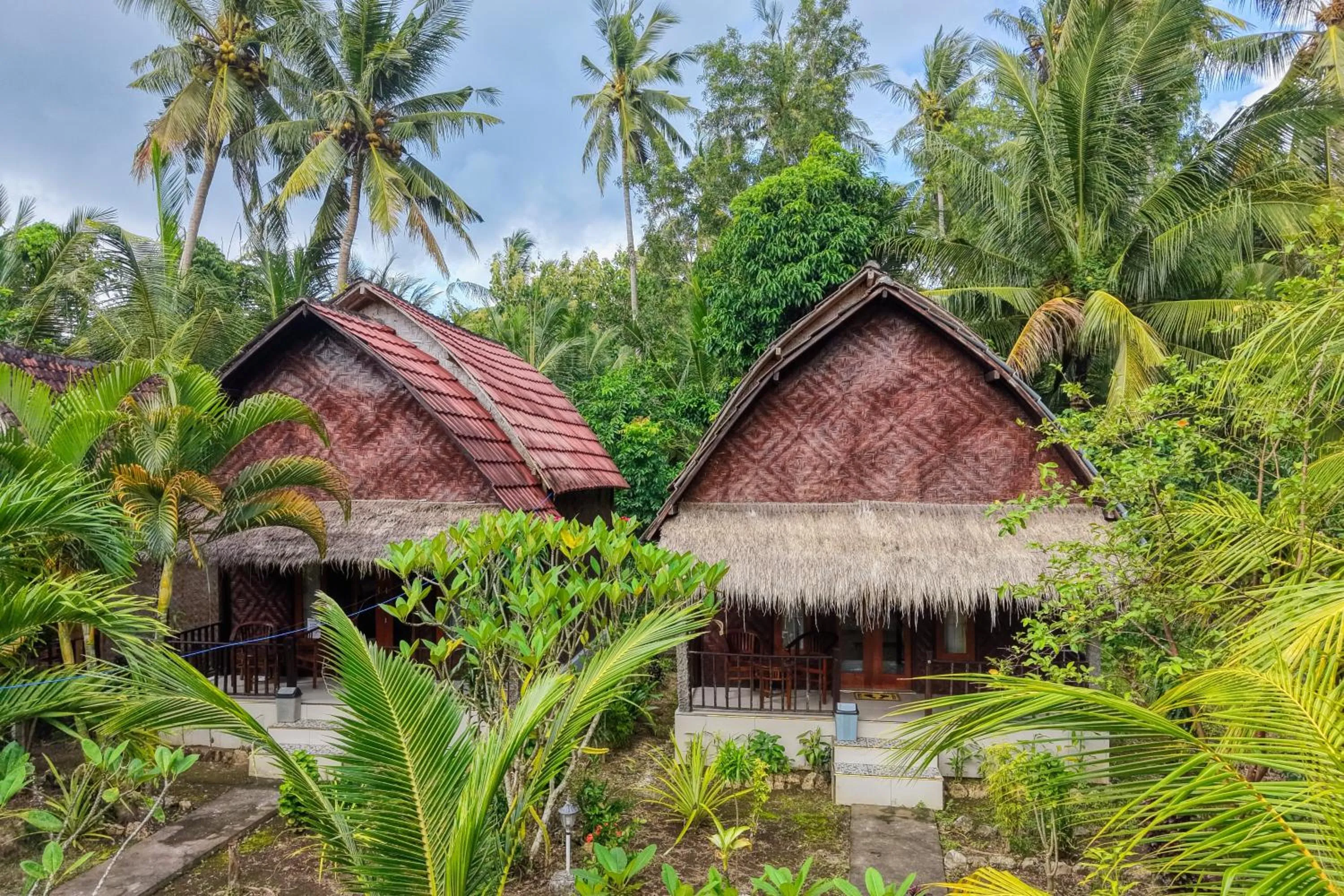 Garden in Kubu Artha Bungalow Nusa Penida