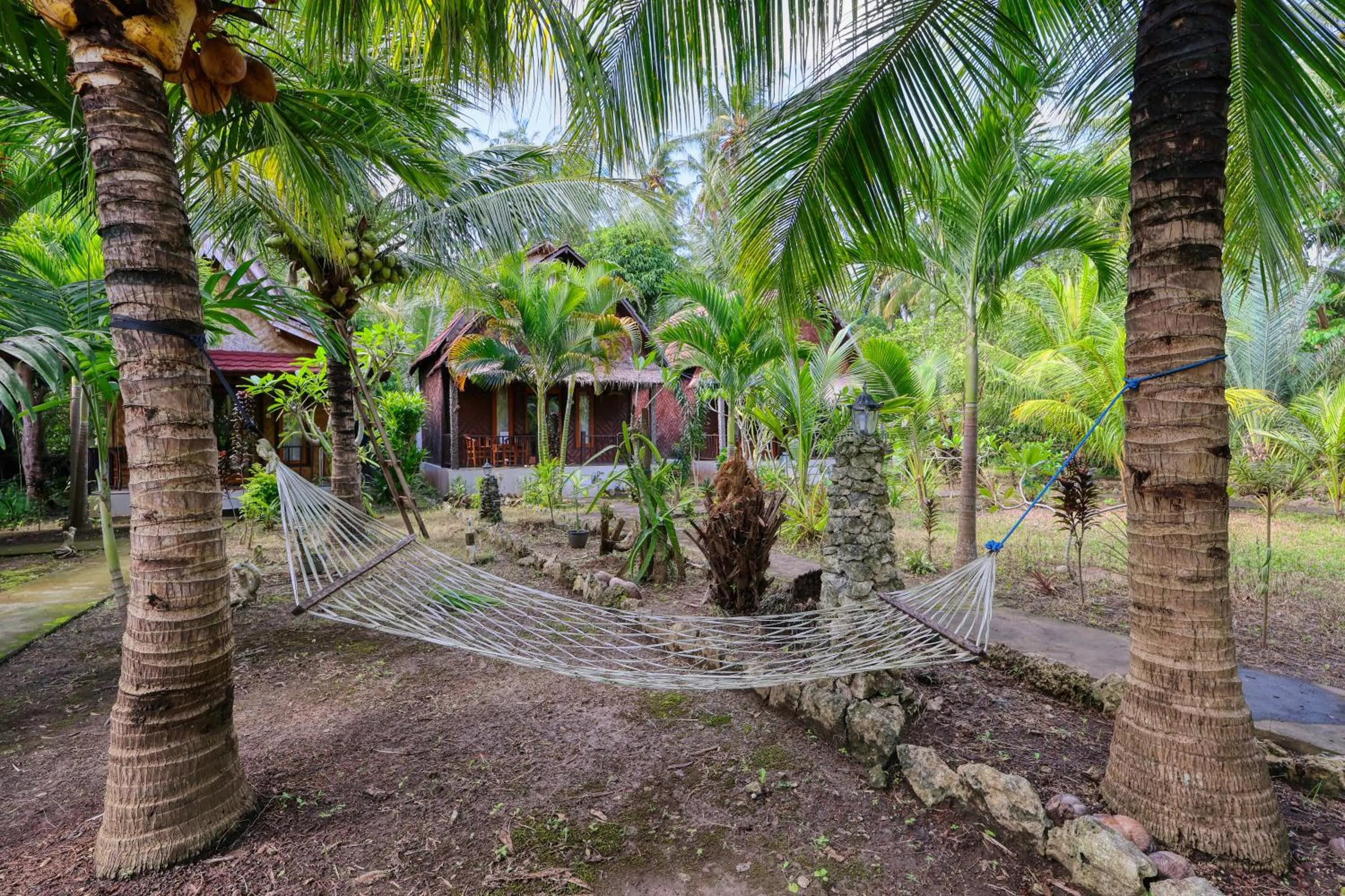 Garden in Kubu Artha Bungalow Nusa Penida