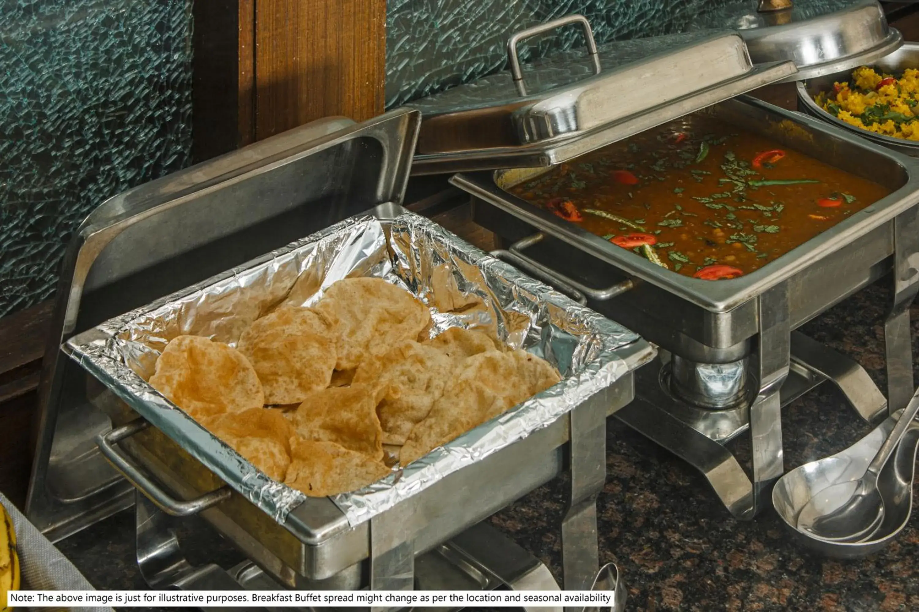 Buffet breakfast in Treebo Balaji Residency Buffet breakfast in Treebo Balaji Residency