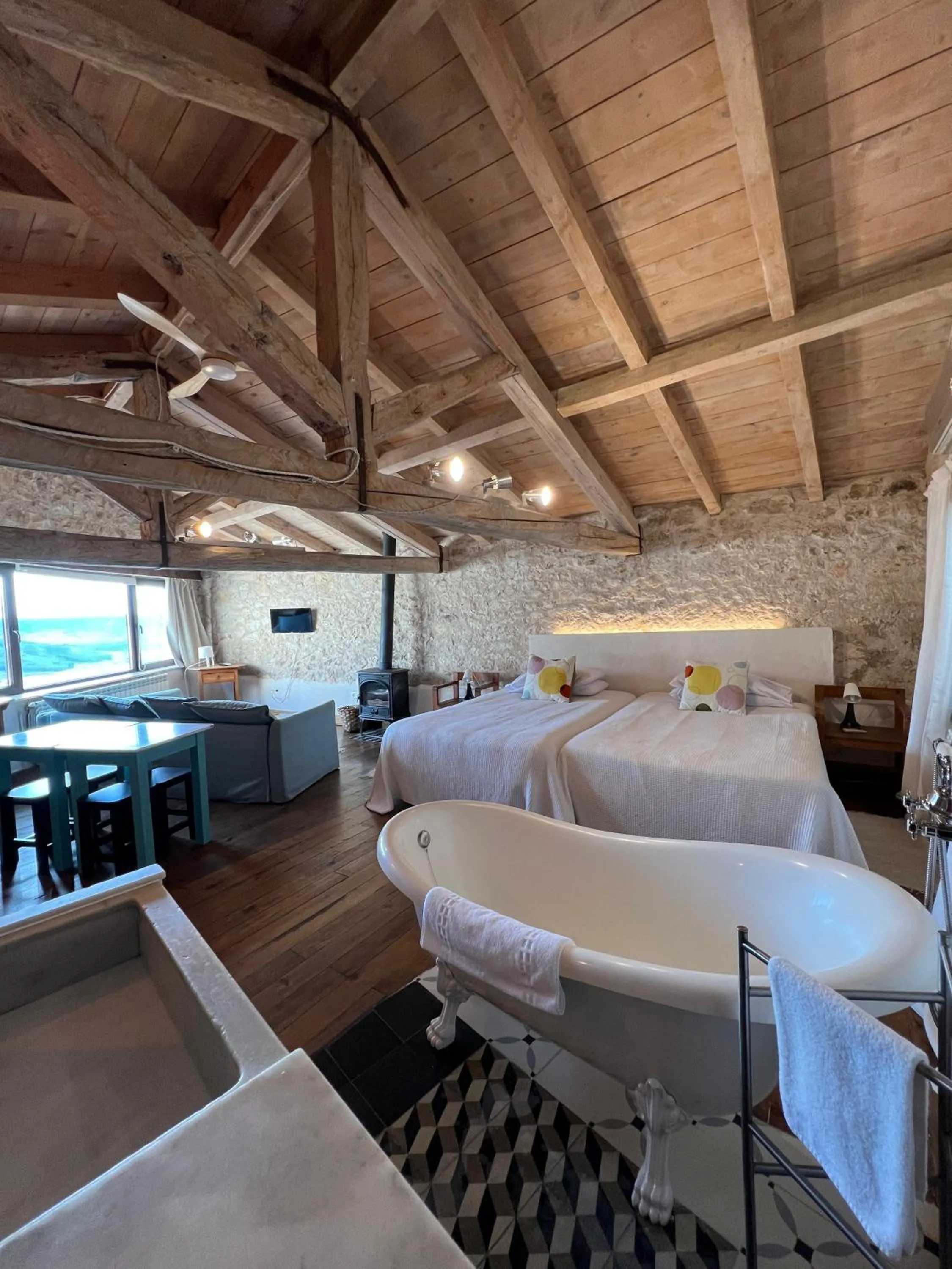 Seating area in Casa Rural La Chocolateria