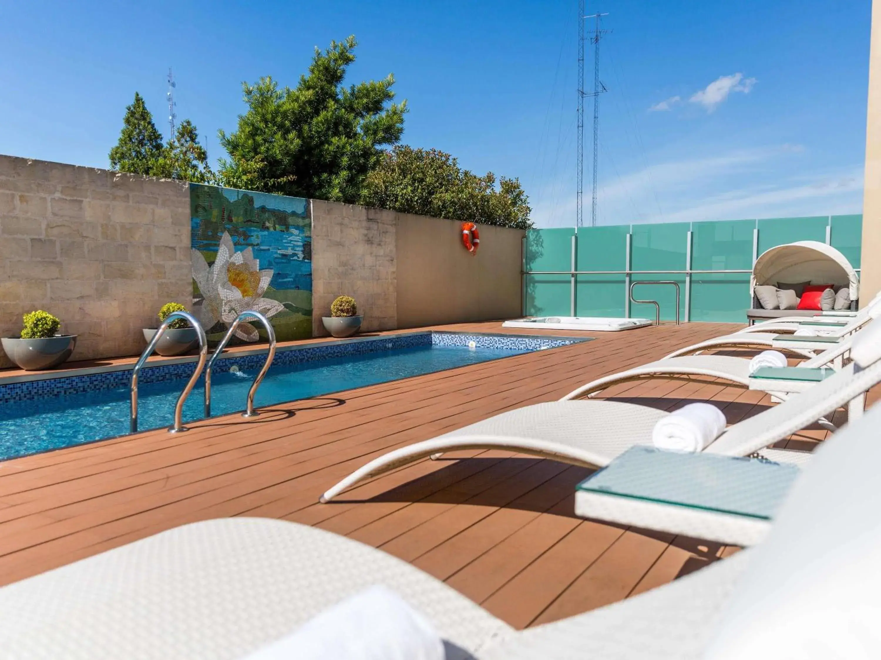 Pool view in Palladio Hotel Buenos Aires - MGallery Collection Pool view in Palladio Hotel Buenos Aires - MGallery Collection