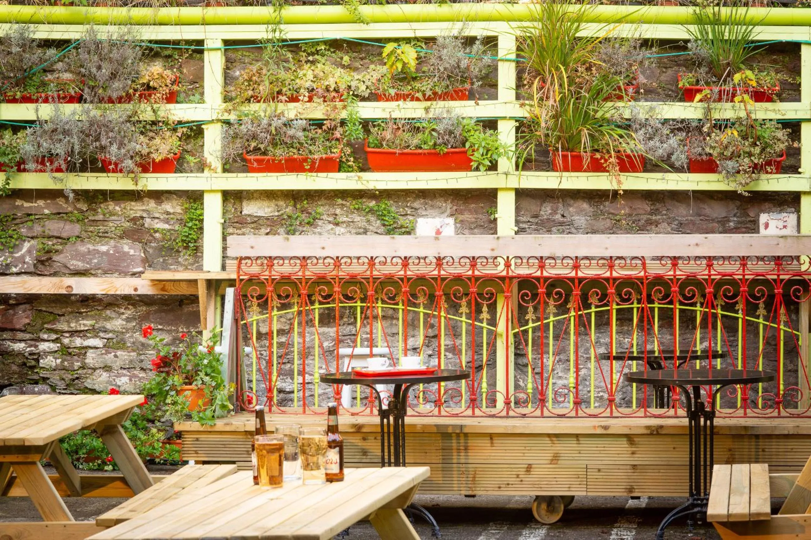 Patio in Ashley Hotel