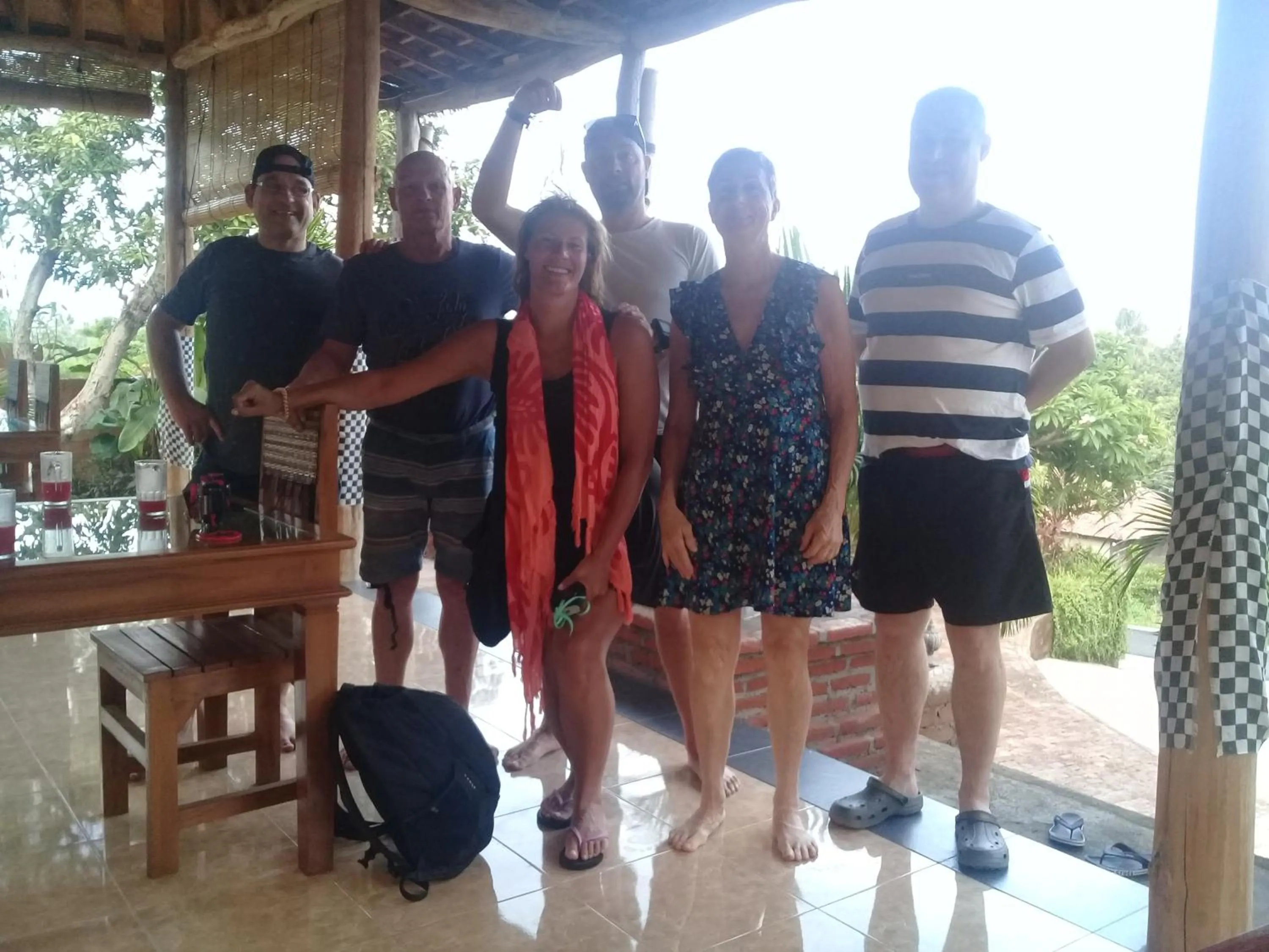 group of guests in Eliska Sari Bungalows Sumberkima