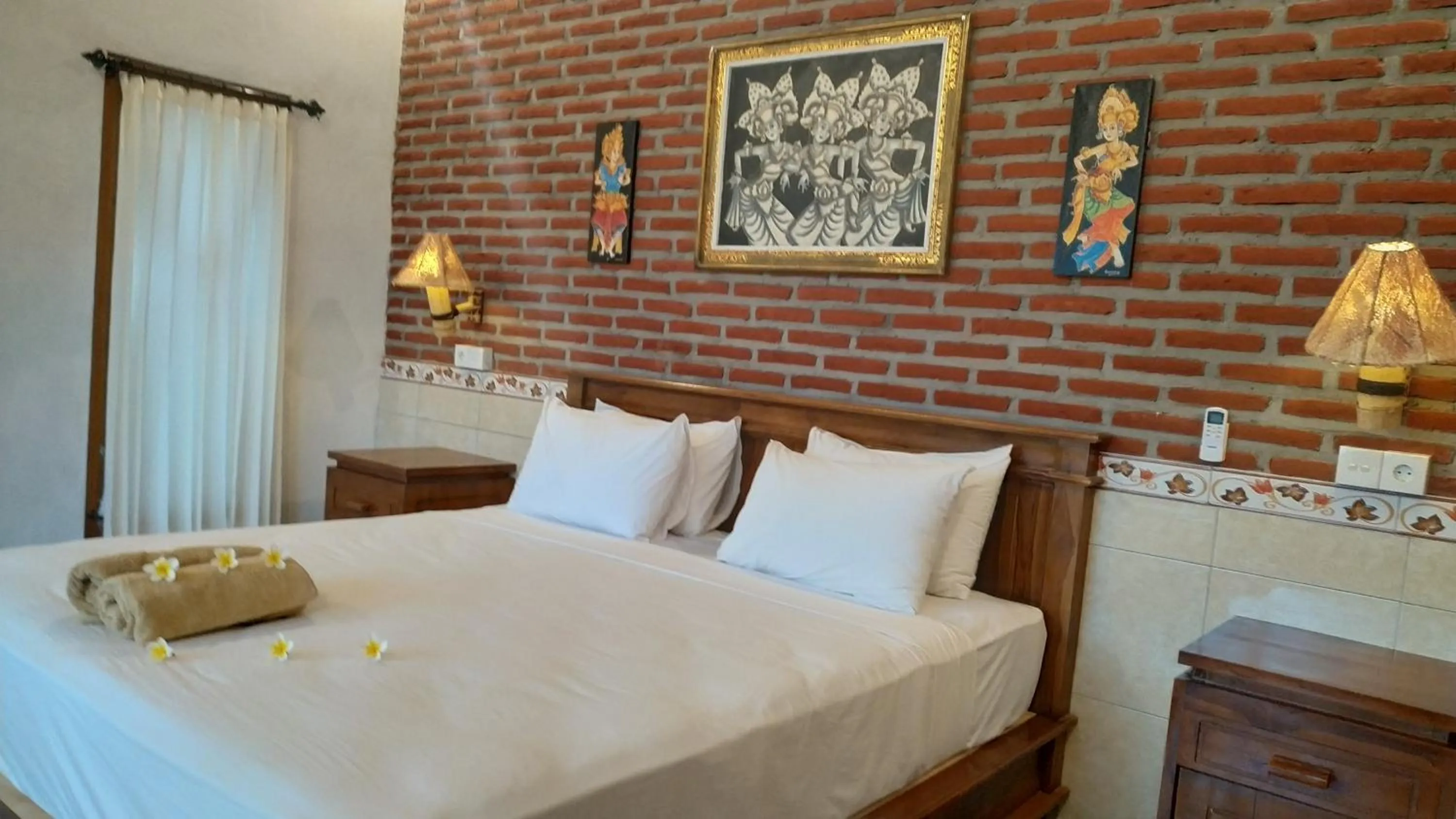 Bedroom, Bed in Eliska Sari Bungalows Sumberkima