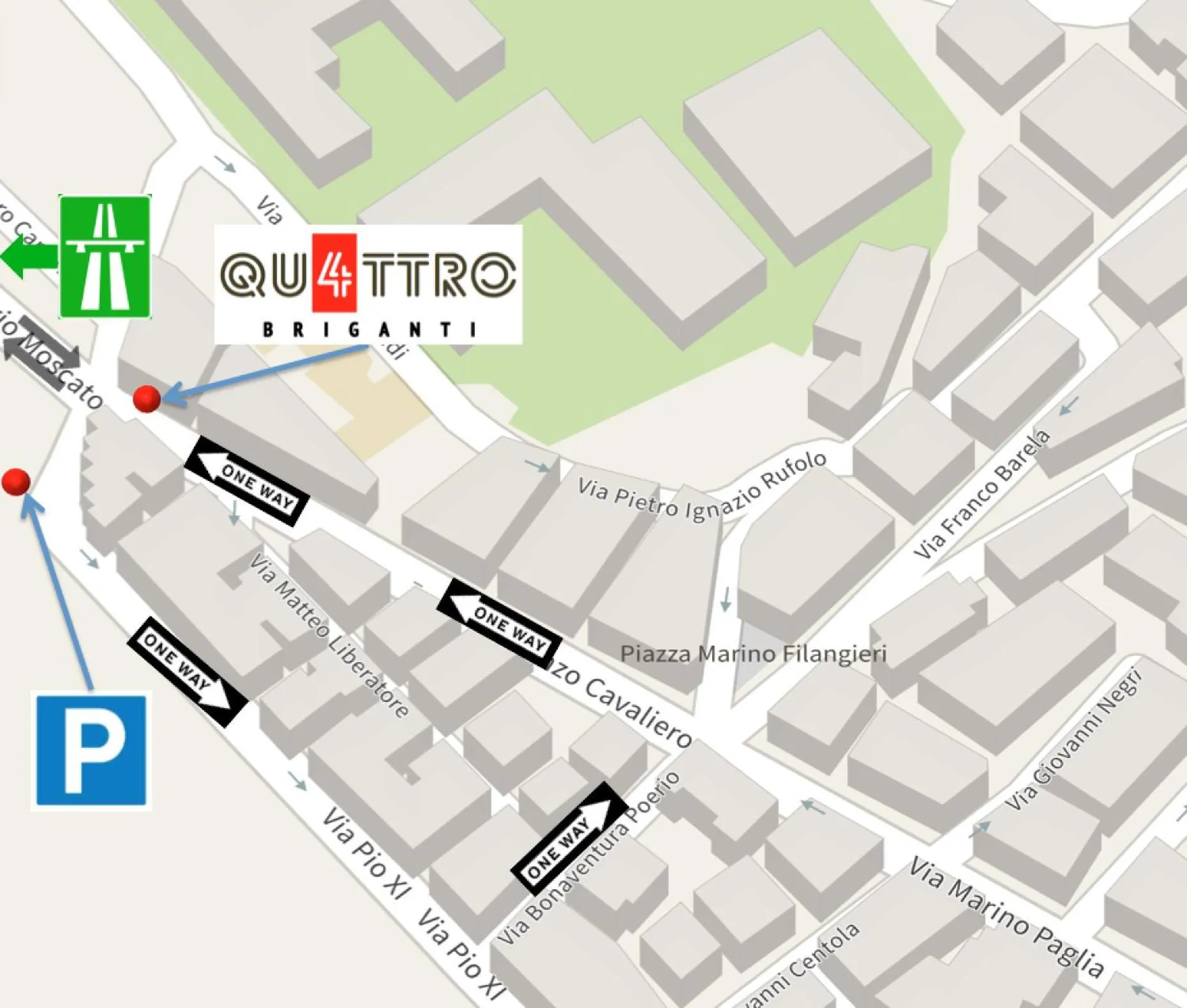 Floor plan in Quattro Briganti