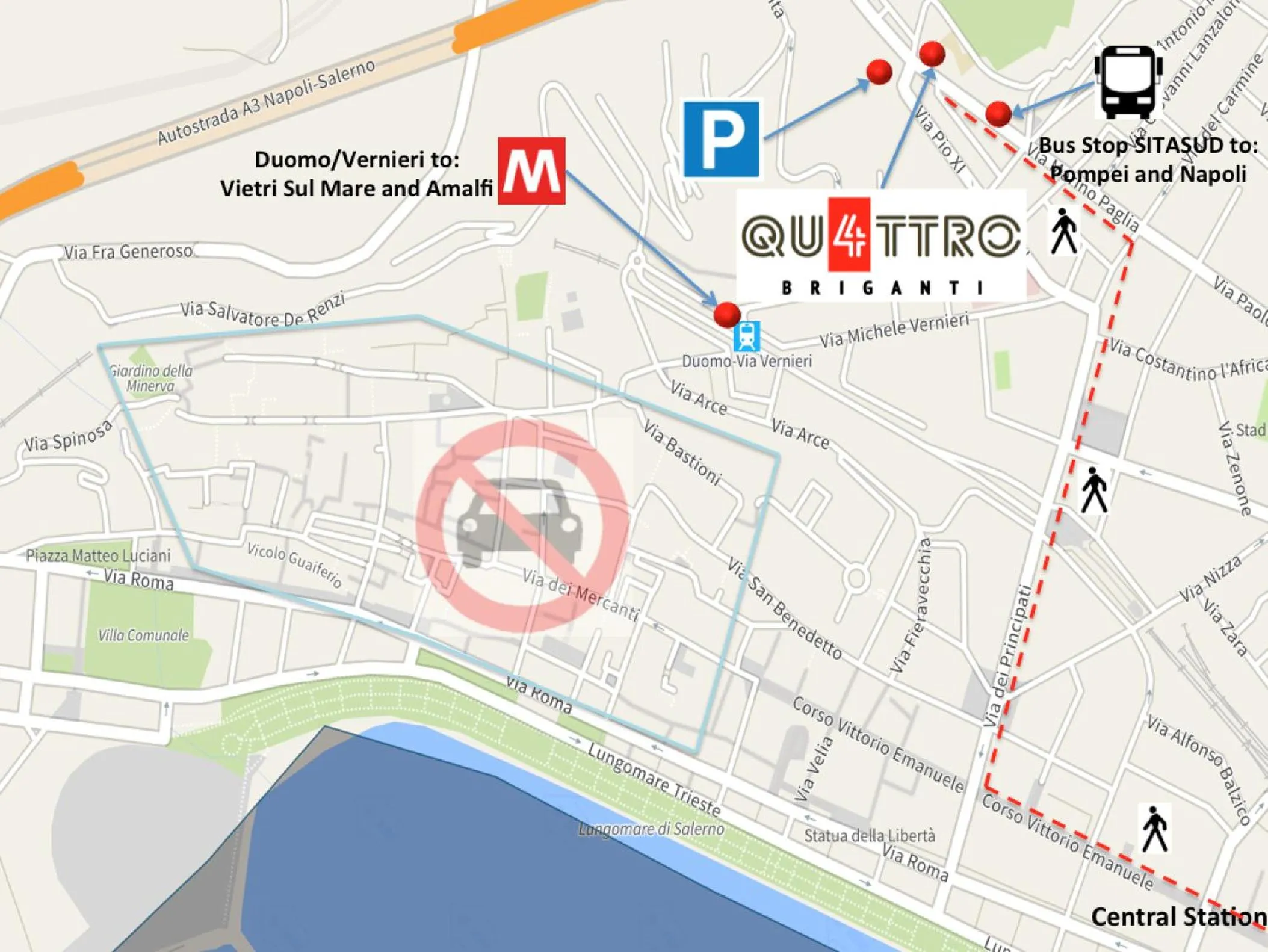 Floor plan in Quattro Briganti