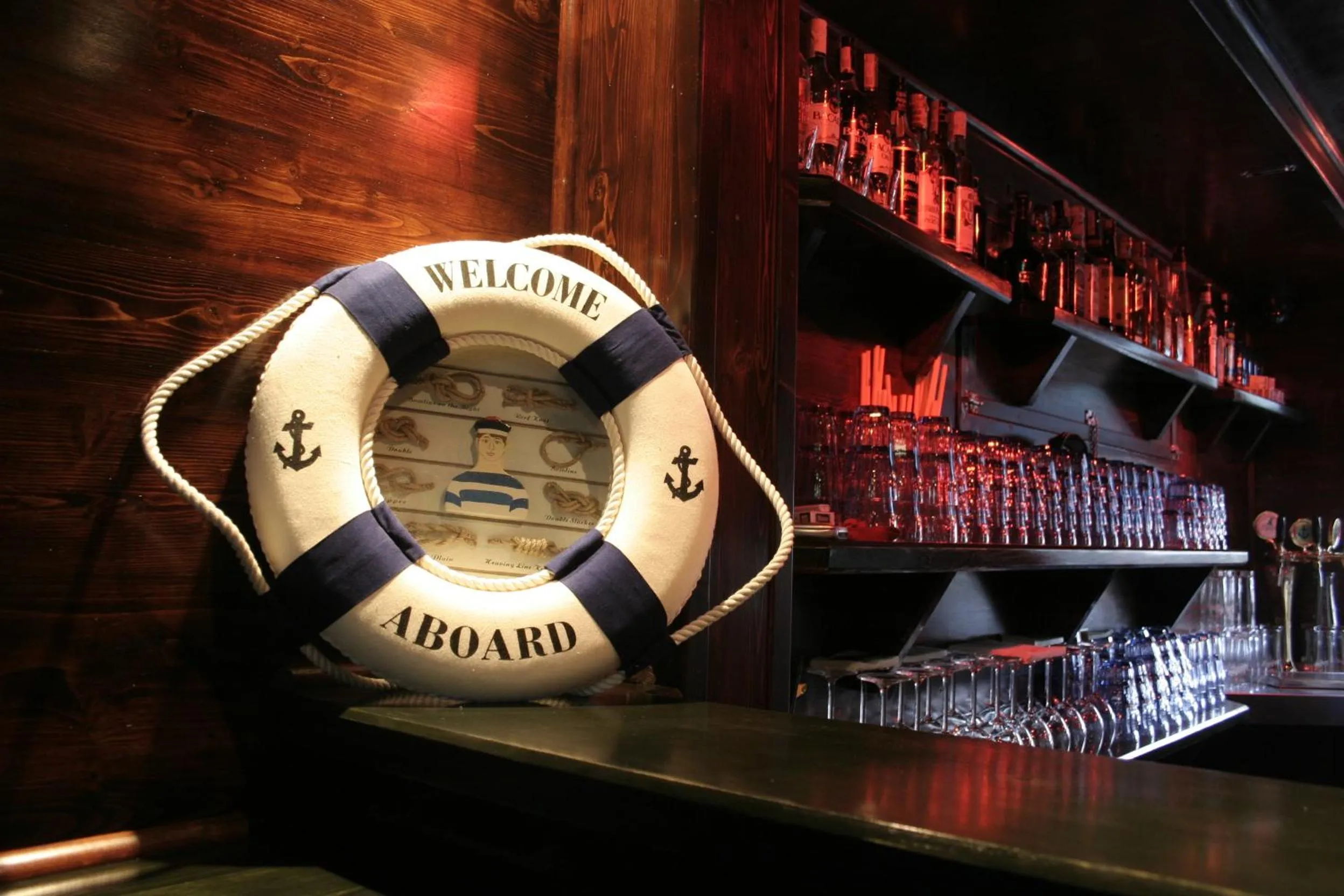 Decorative detail in Hotel Kormorán