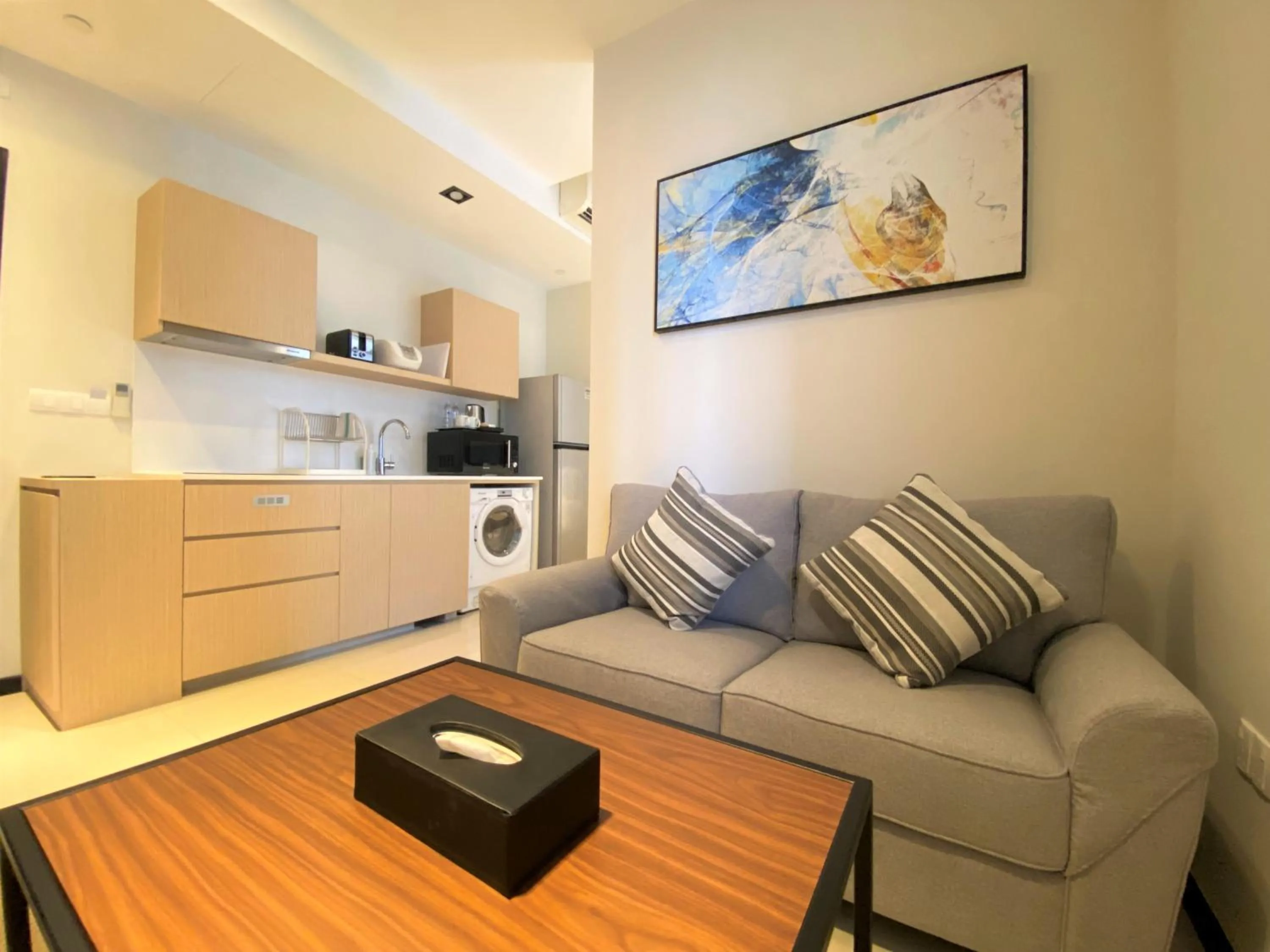 Living room in Momentus Serviced Residences Novena