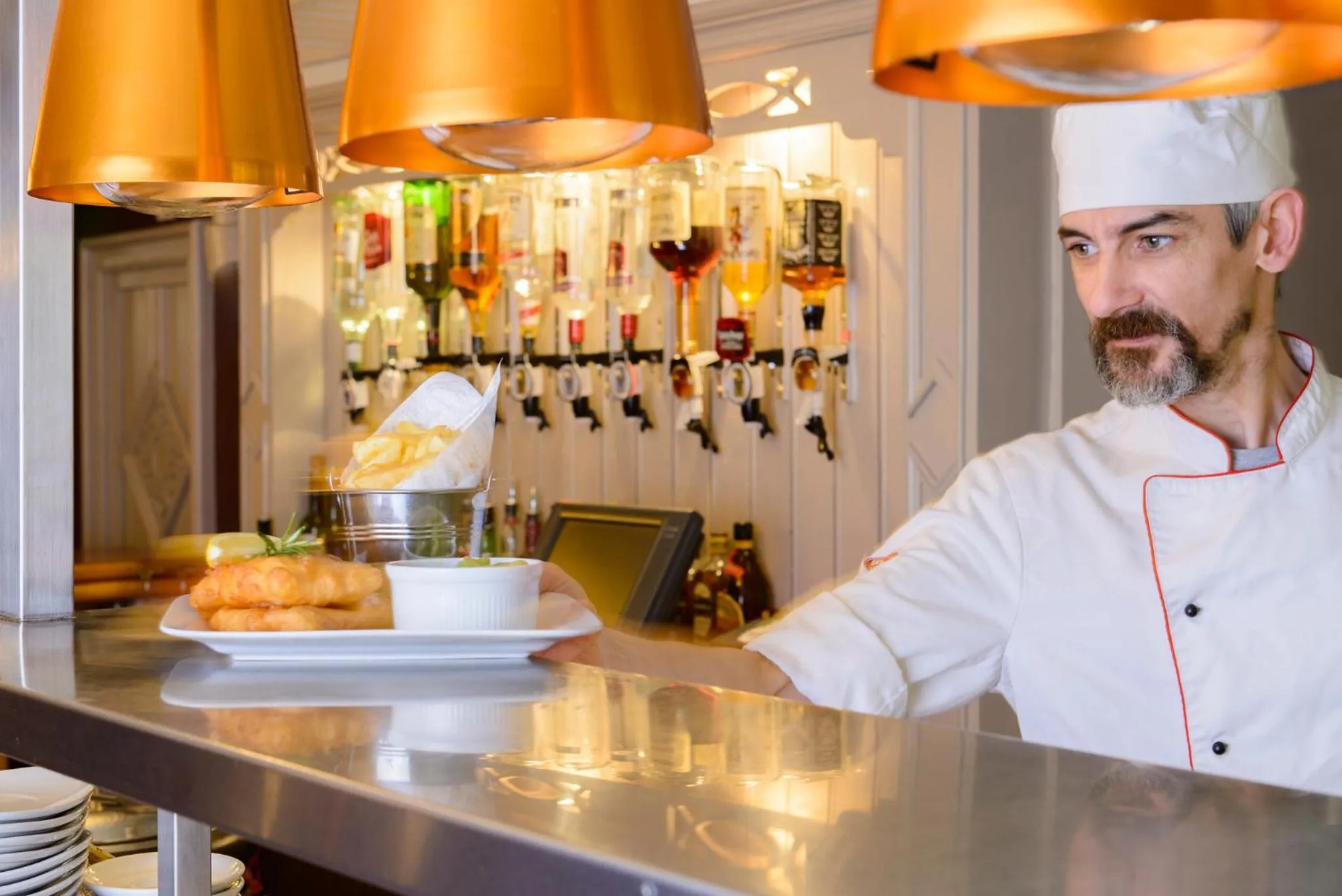 Food close-up in River Island Hotel