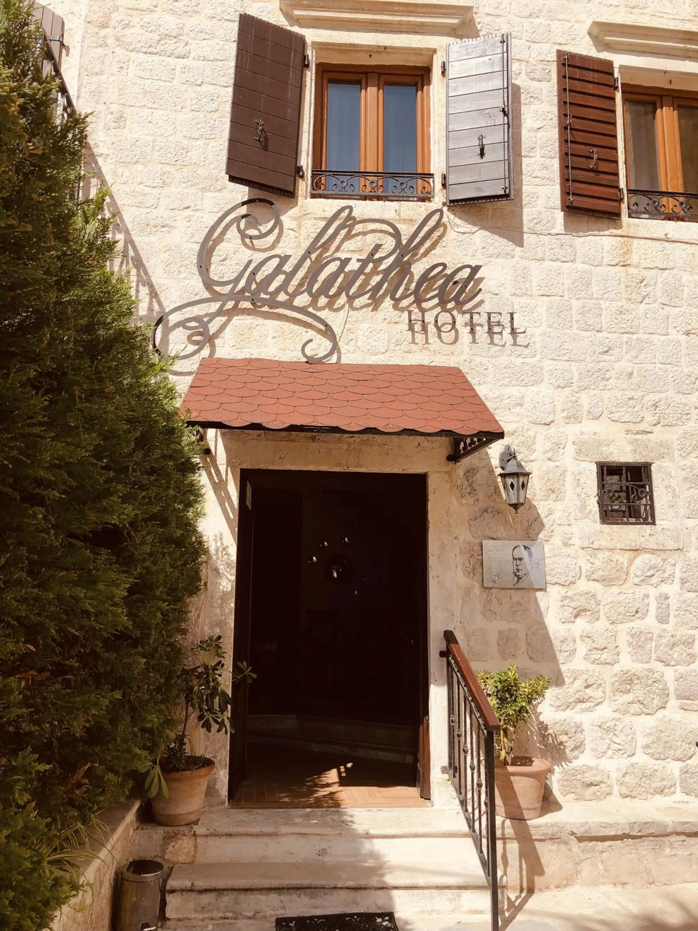Facade/entrance in Hotel Galathea