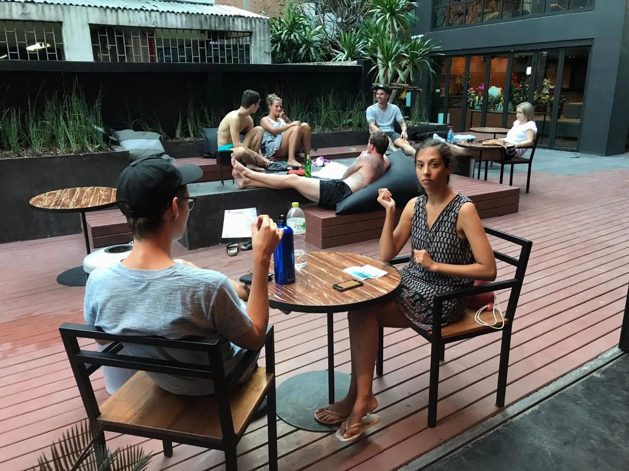 People in BED STATION Hostel Khaosan