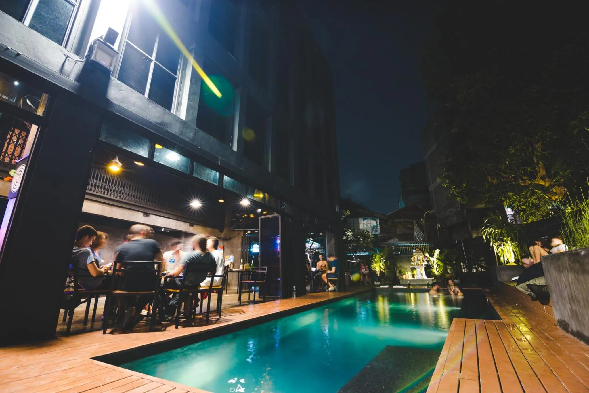 Property building in BED STATION Hostel Khaosan