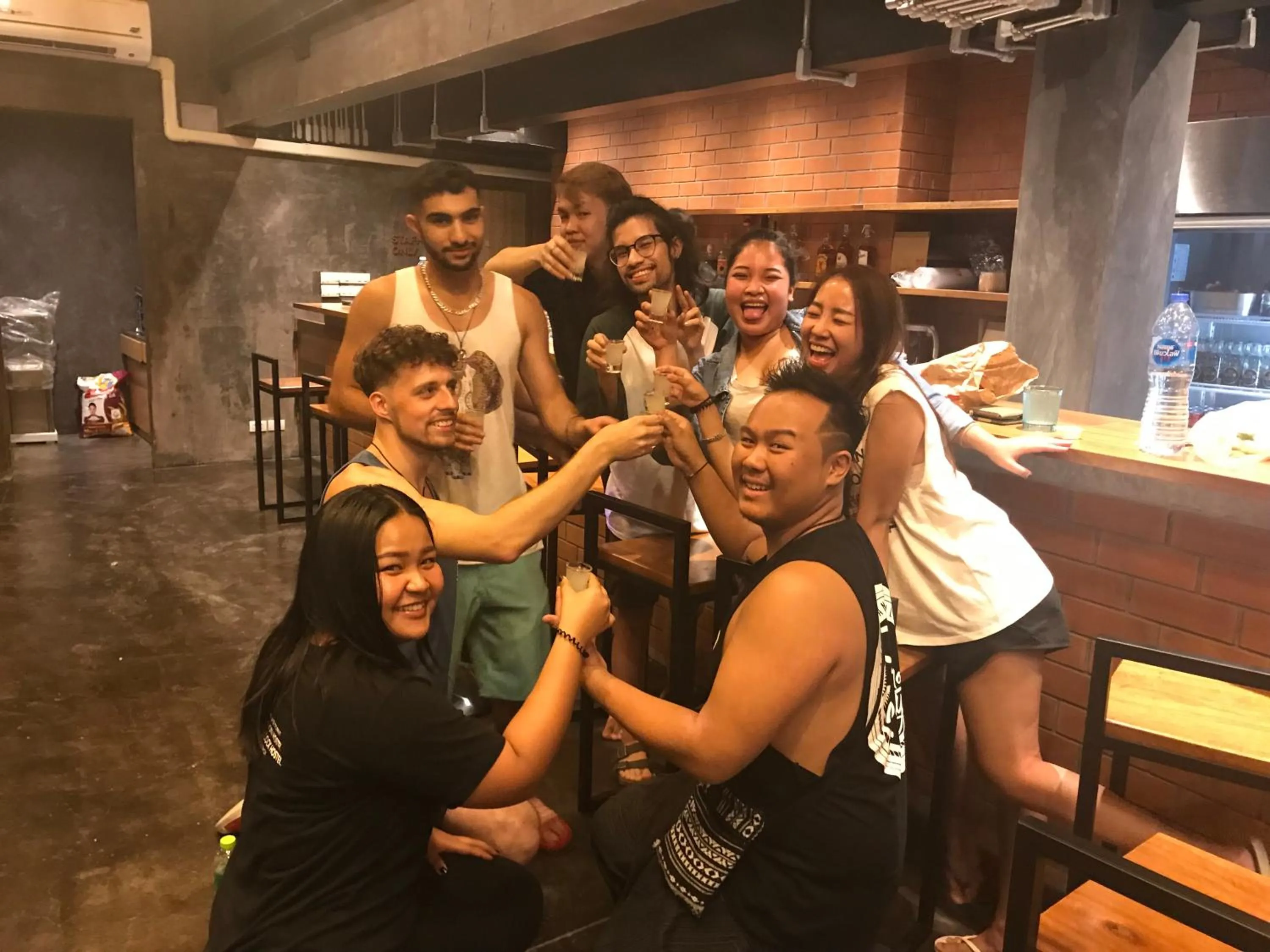 Lounge or bar in BED STATION Hostel Khaosan