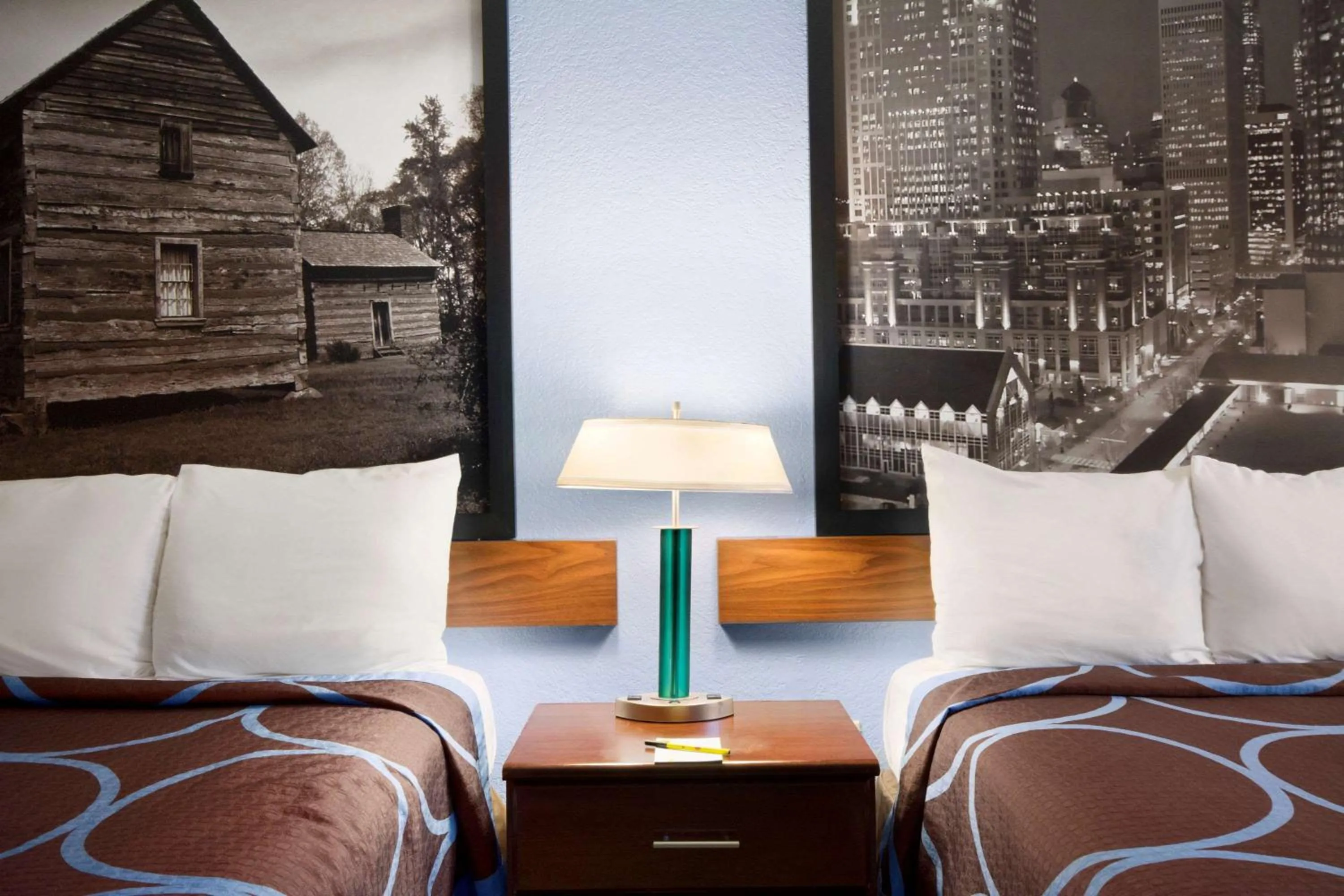 Photo of the whole room, Bed in Super 8 by Wyndham Charlotte University