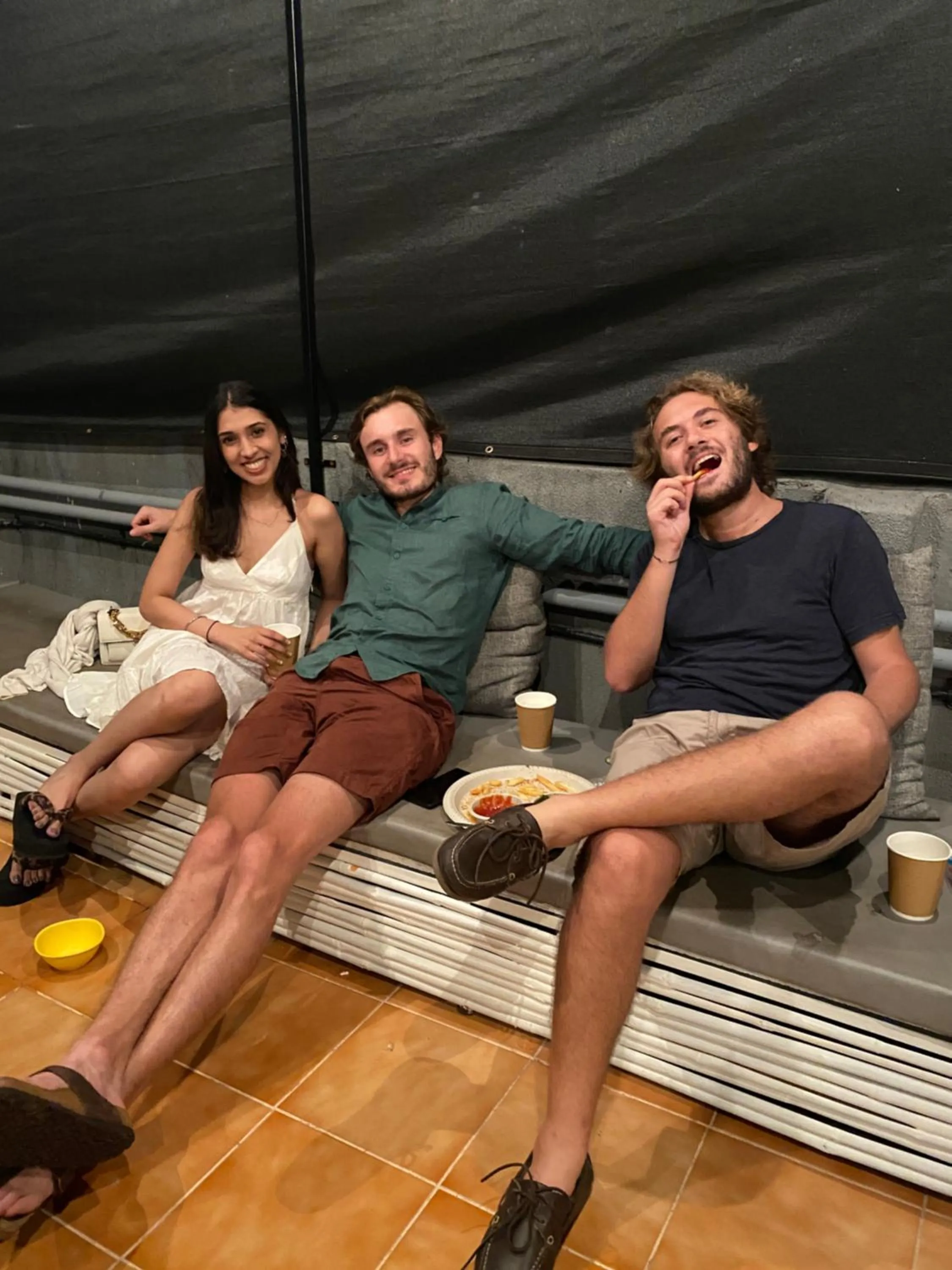 Seating area in Locomo Hostel OG - Stay Work Eat