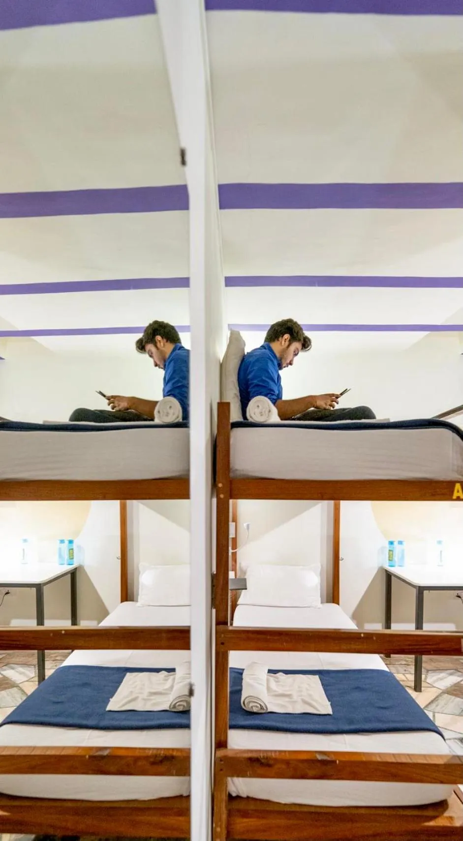 People, Bed in Locomo Hostel OG - Stay Work Eat