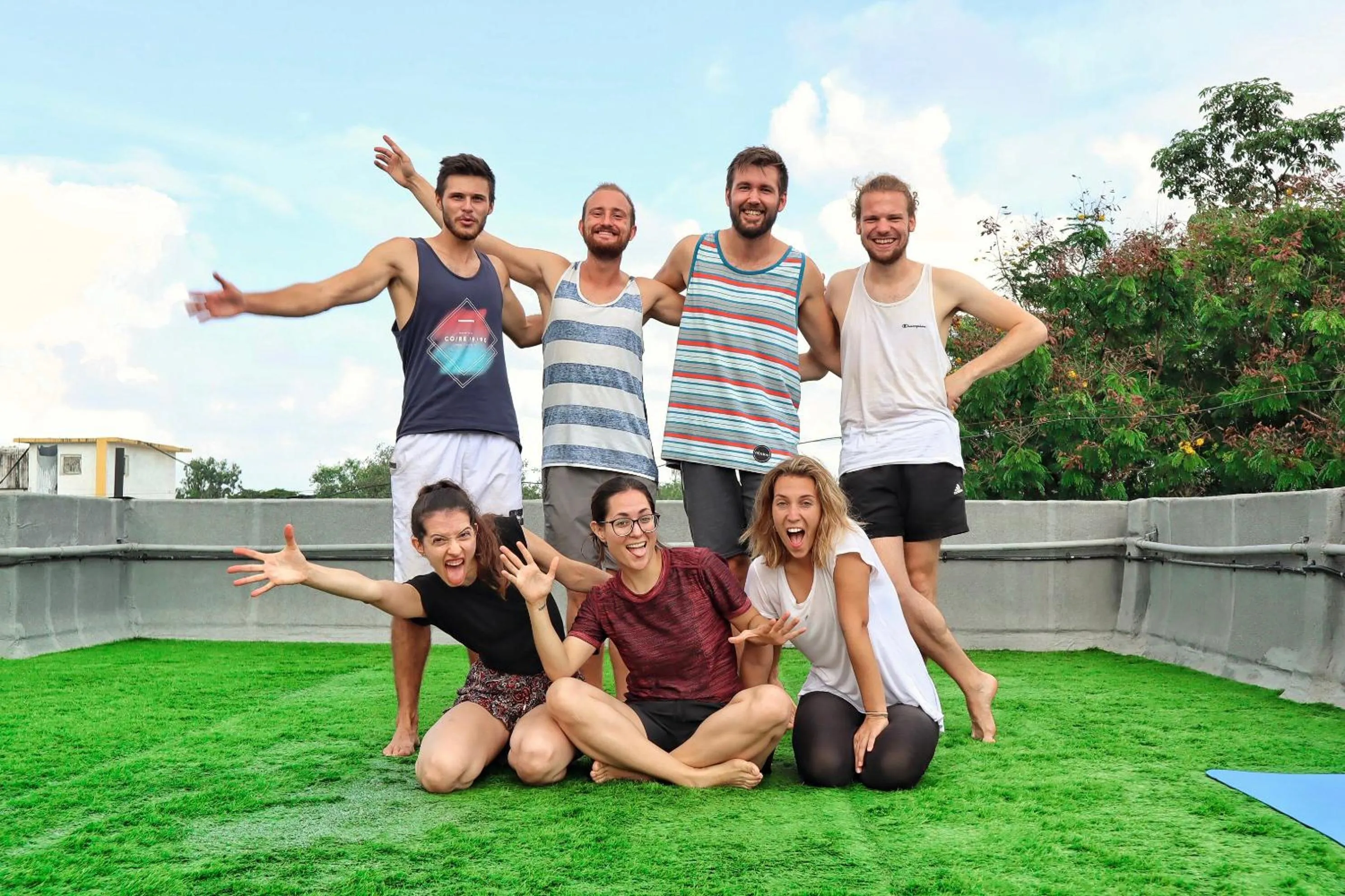 People in Locomo Hostel OG - Stay Work Eat