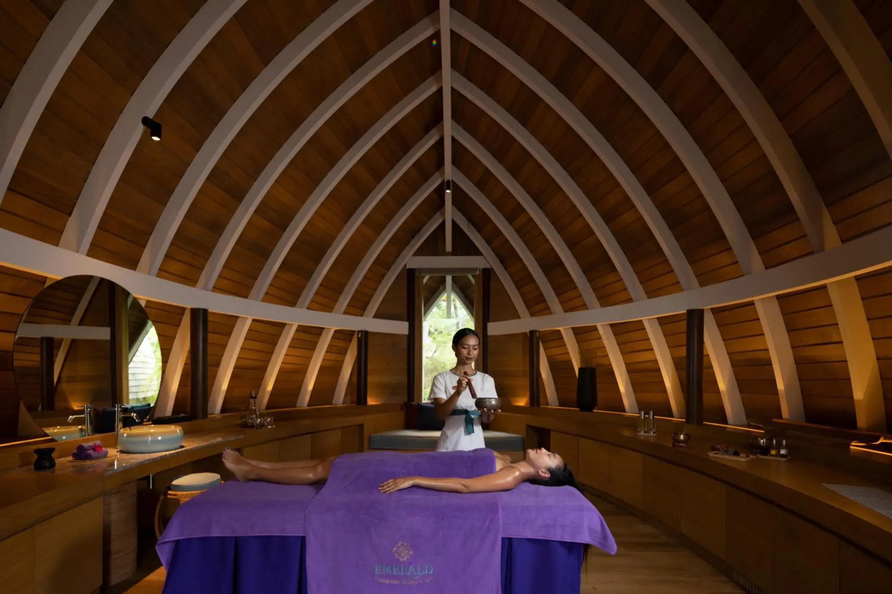 Spa and wellness centre/facilities in Emerald Faarufushi Resort & Spa - Deluxe All Inclusive Spa and wellness centre/facilities in Emerald Faarufushi Resort & Spa - Deluxe All Inclusive