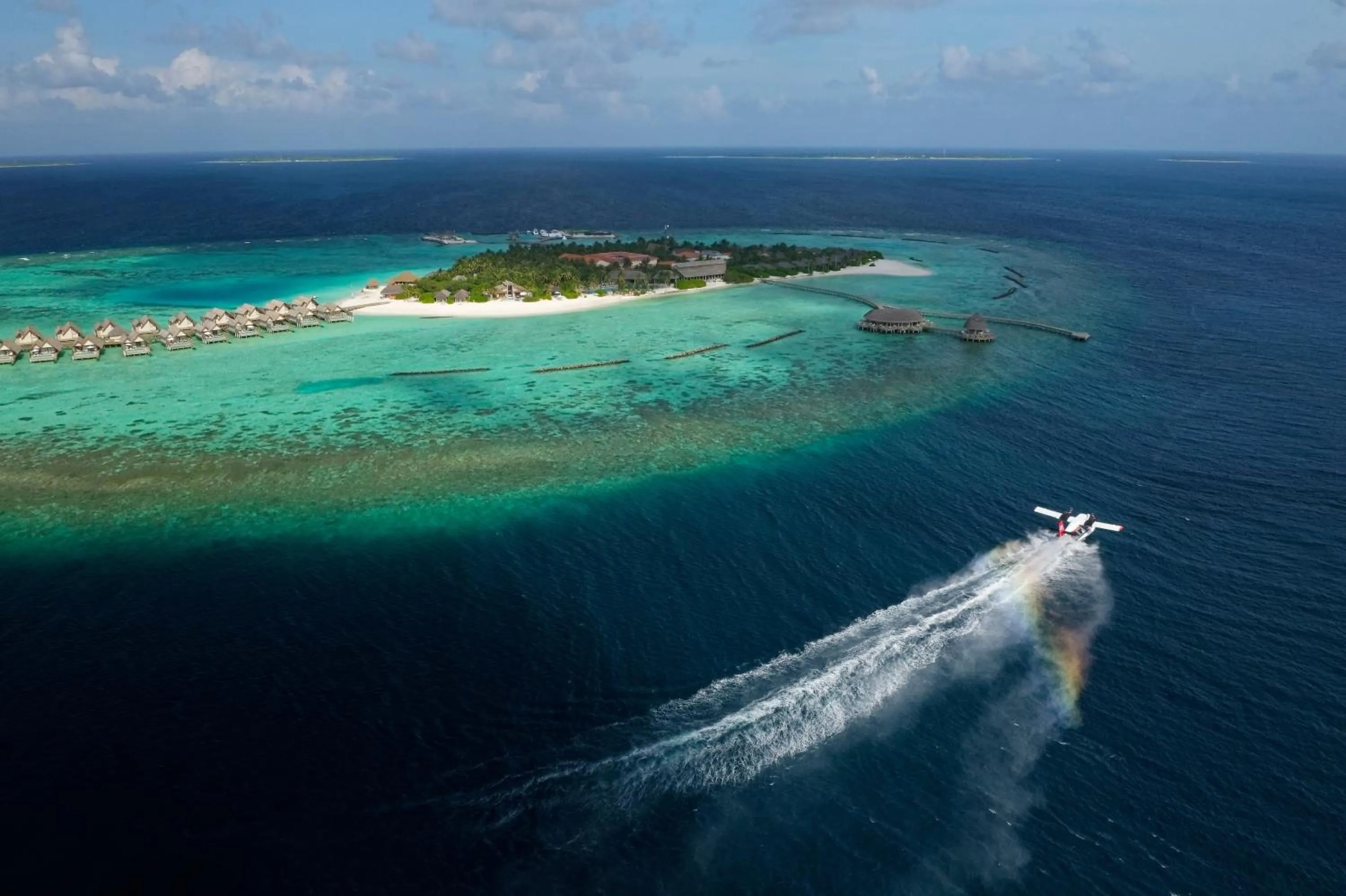 Bird's eye view in Emerald Faarufushi Resort & Spa - Deluxe All Inclusive