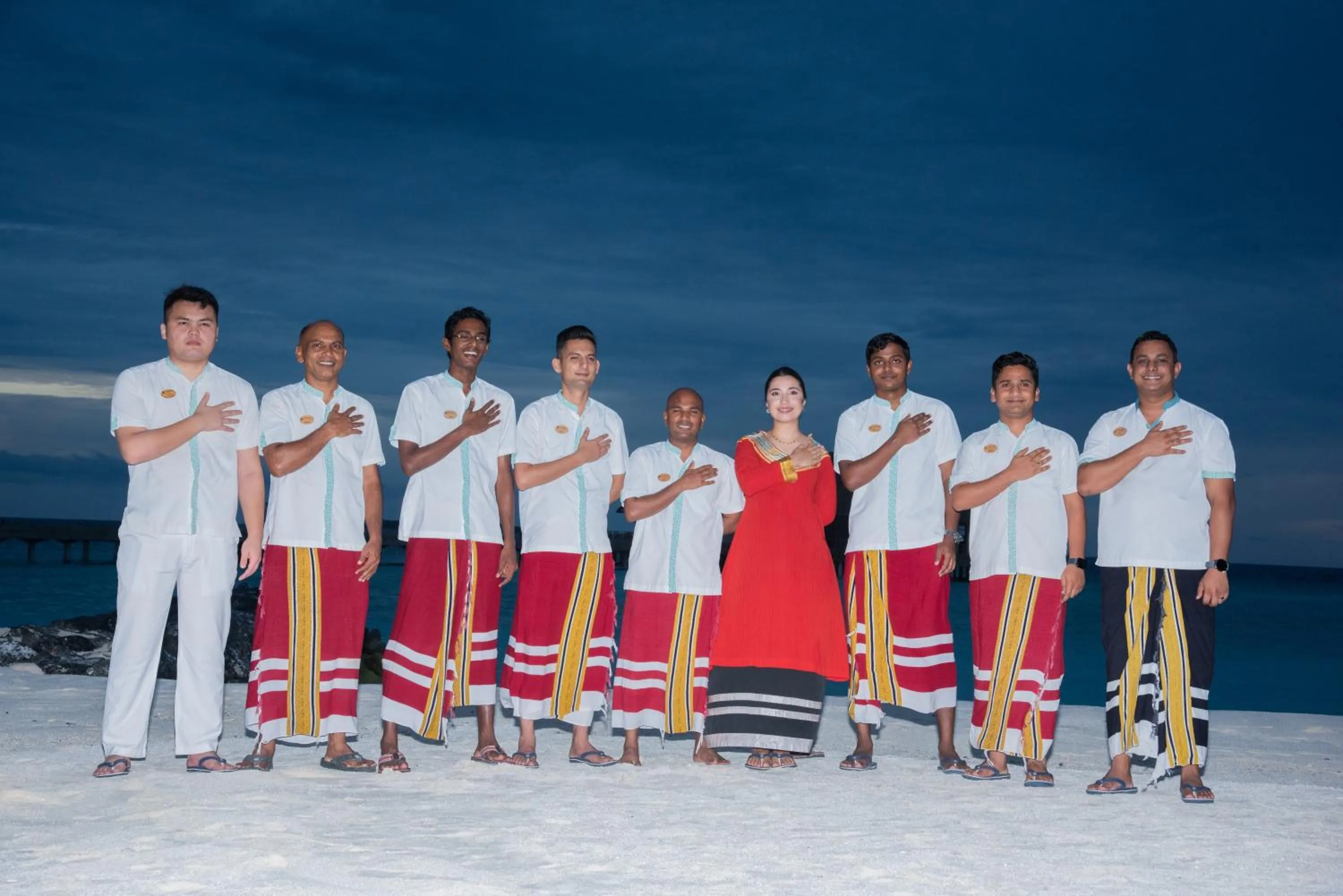 People in Emerald Faarufushi Resort & Spa - Deluxe All Inclusive