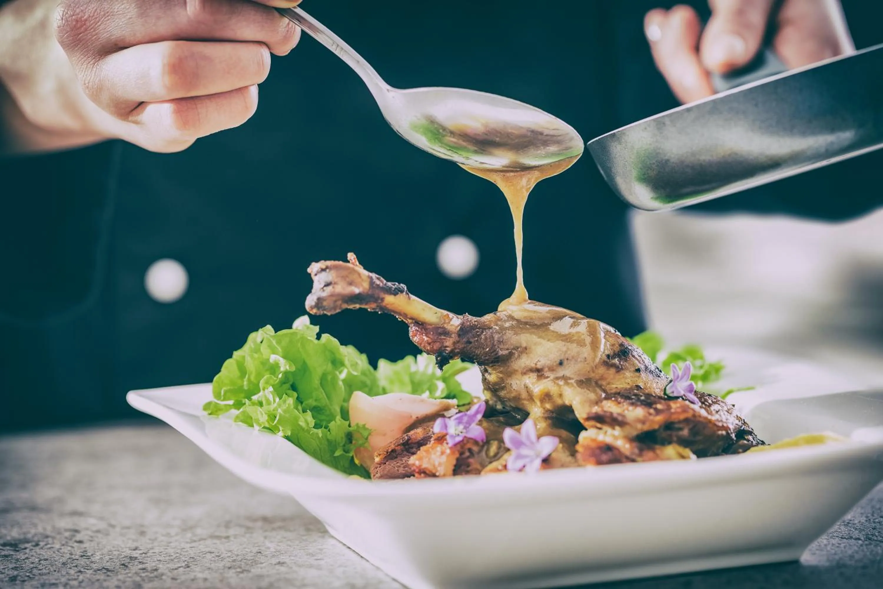 Food close-up in McWilliam Park Hotel