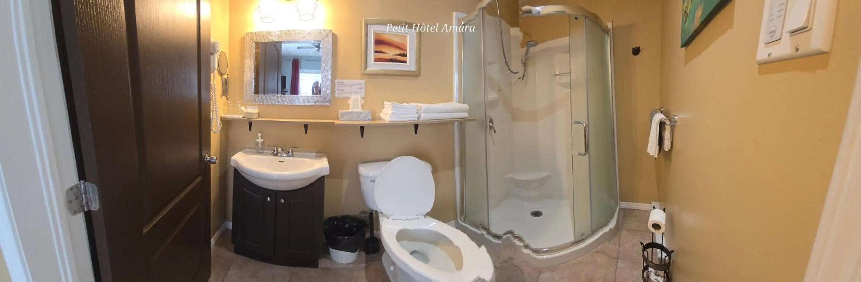 Shower in Petit Hôtel Amara
