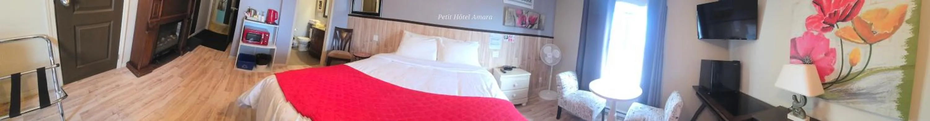 Bed in Petit Hôtel Amara