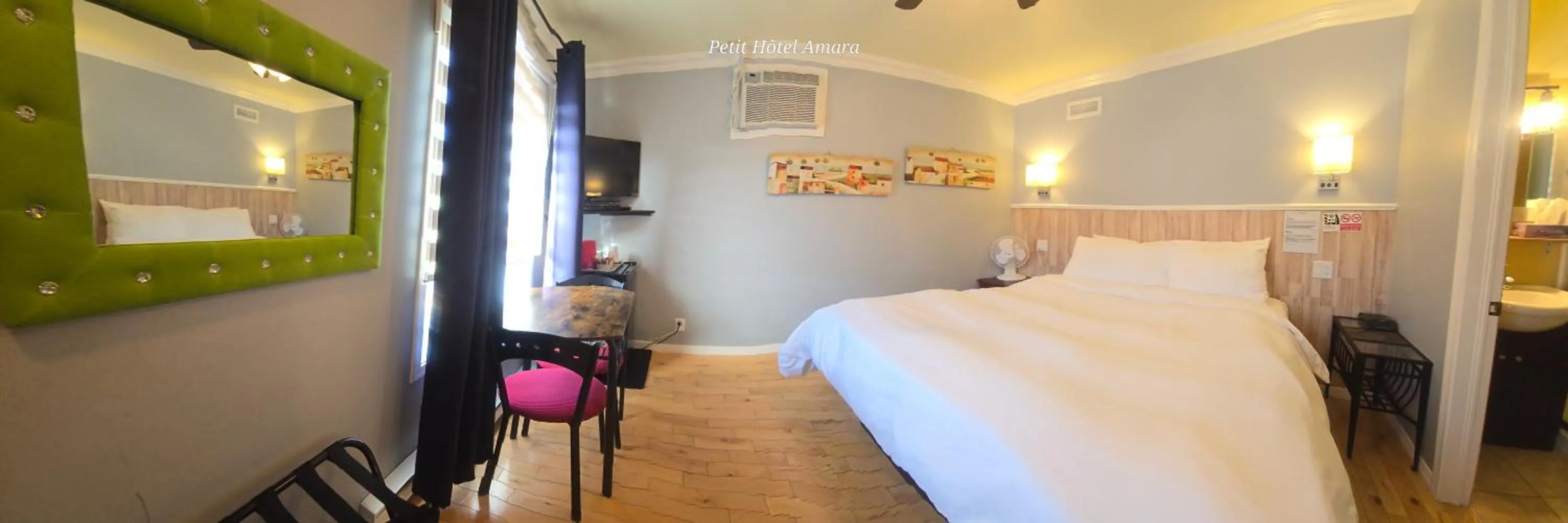 Bed in Petit Hôtel Amara