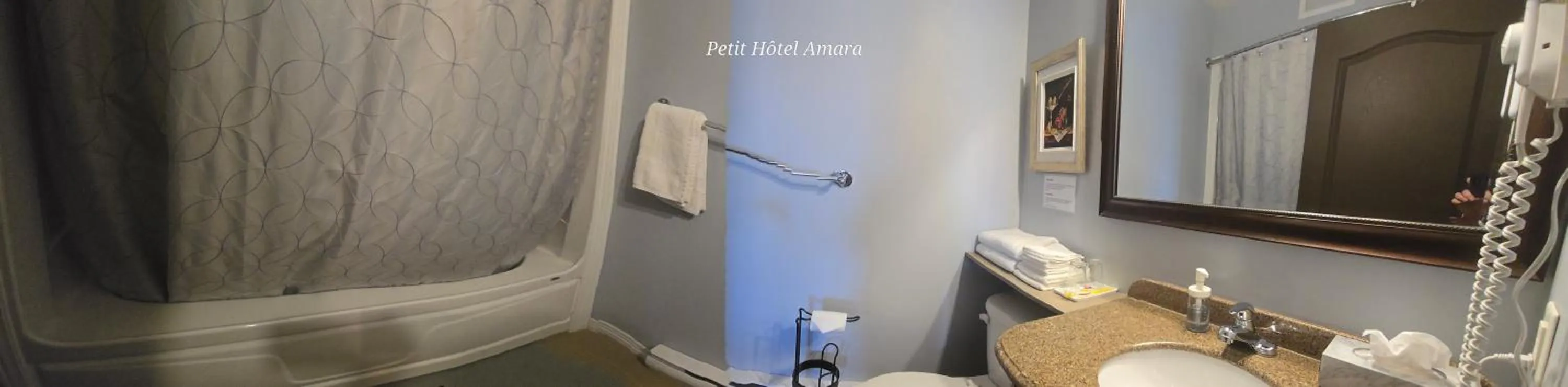 Shower in Petit Hôtel Amara