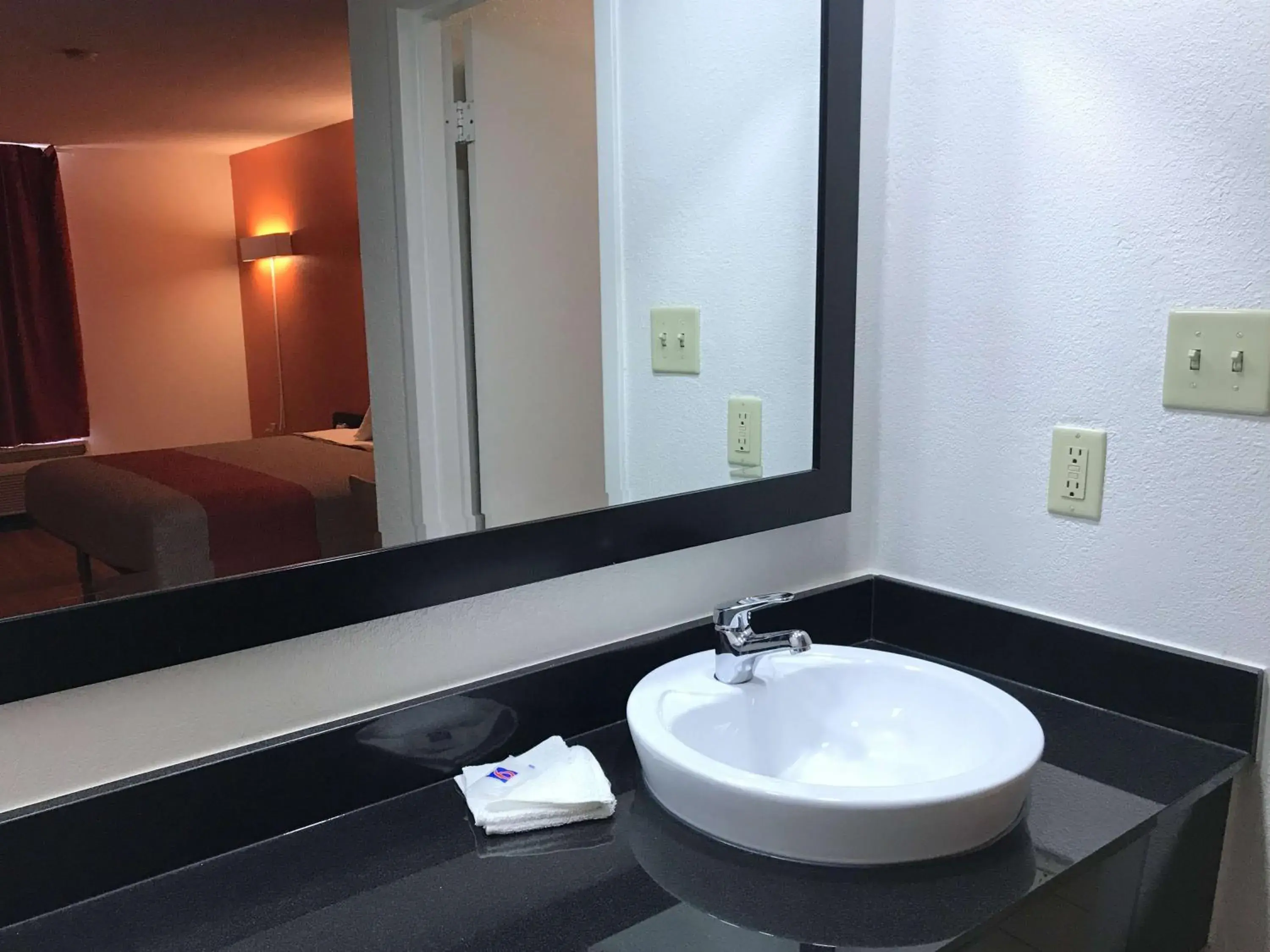 Bathroom in Motel 6-Newnan, GA