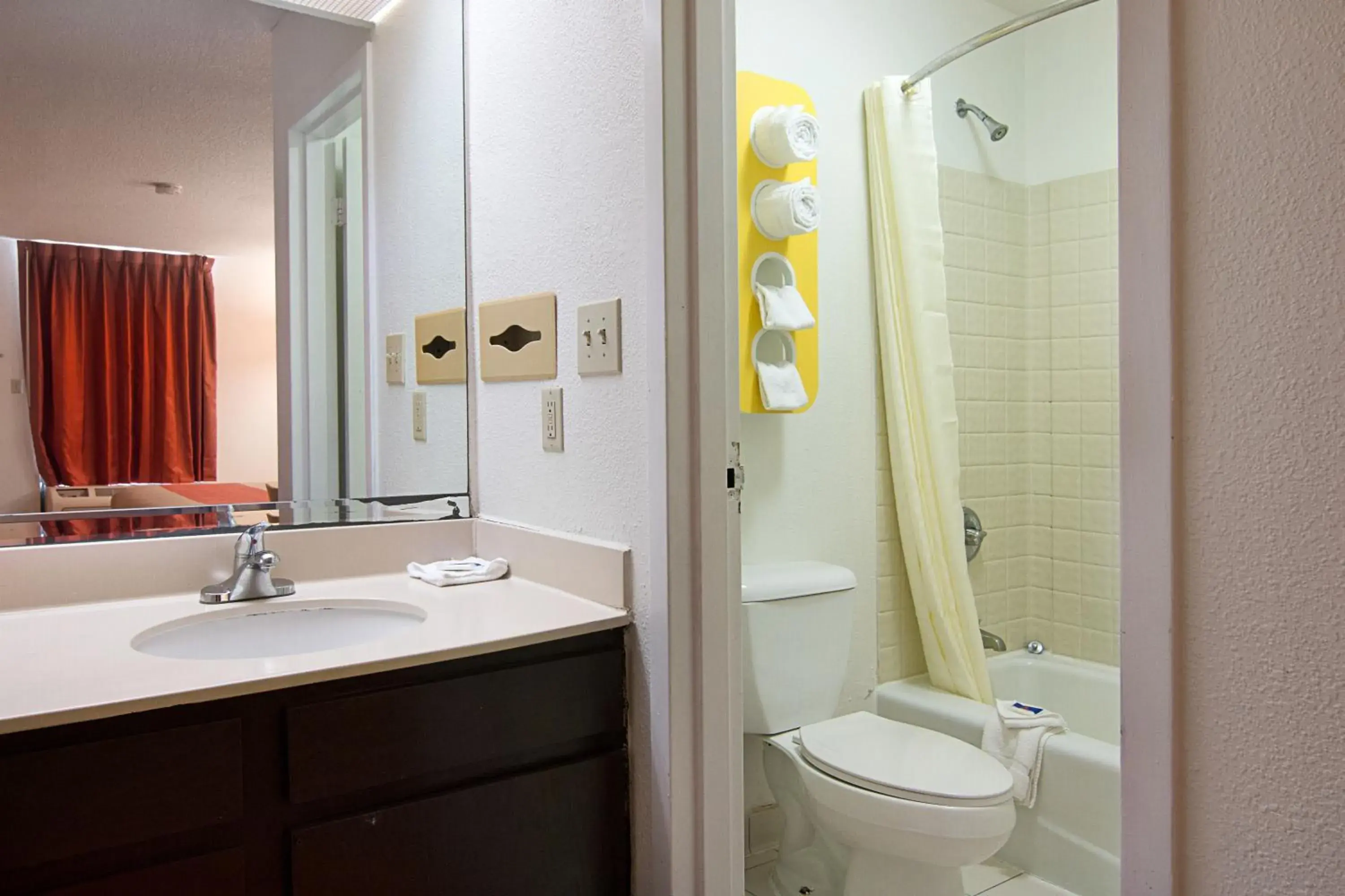 Bathroom in Motel 6-Newnan, GA