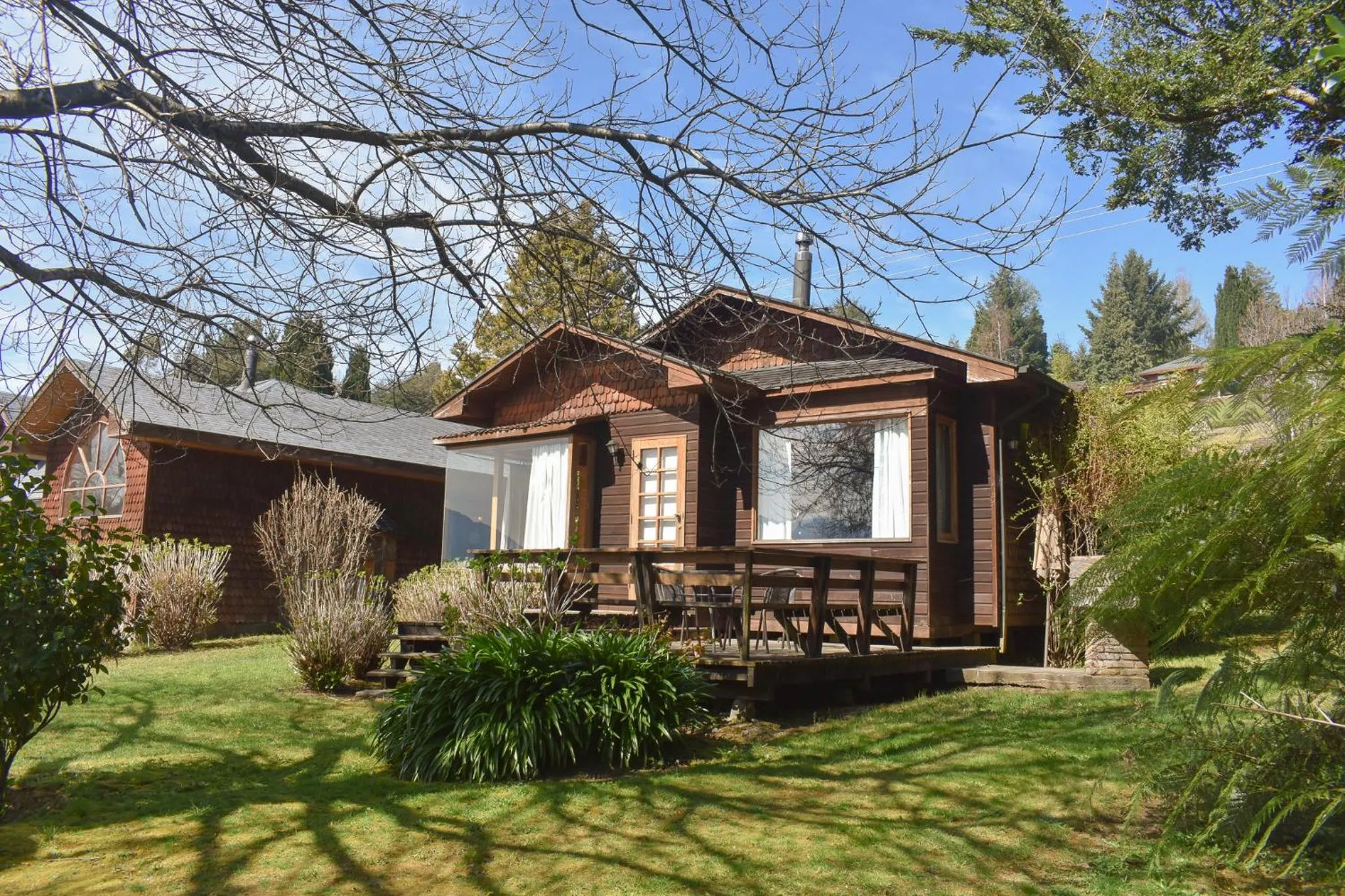 Facade/entrance in Cabañas Monte Verde