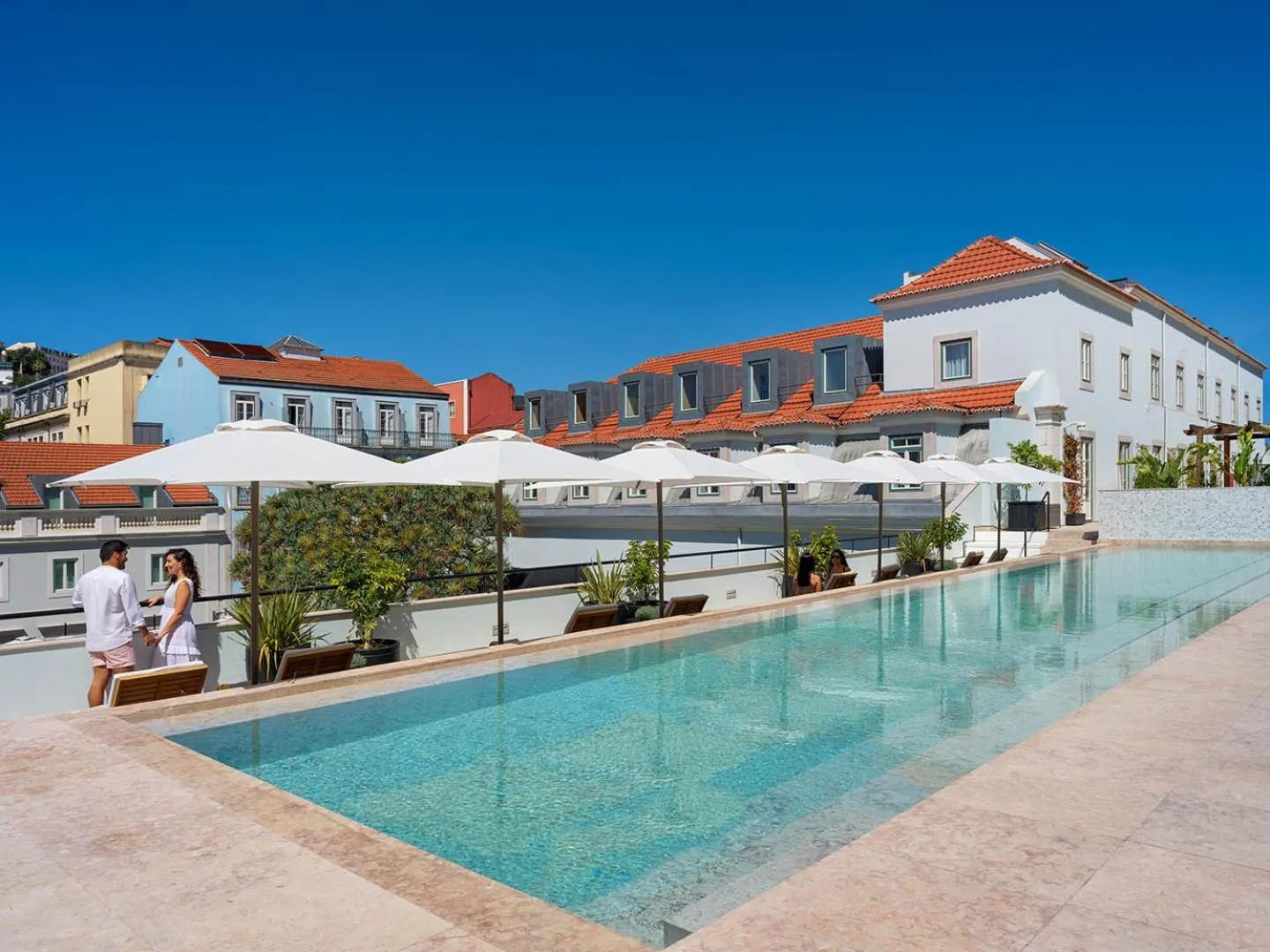 Swimming pool in The One Palácio da Anunciada