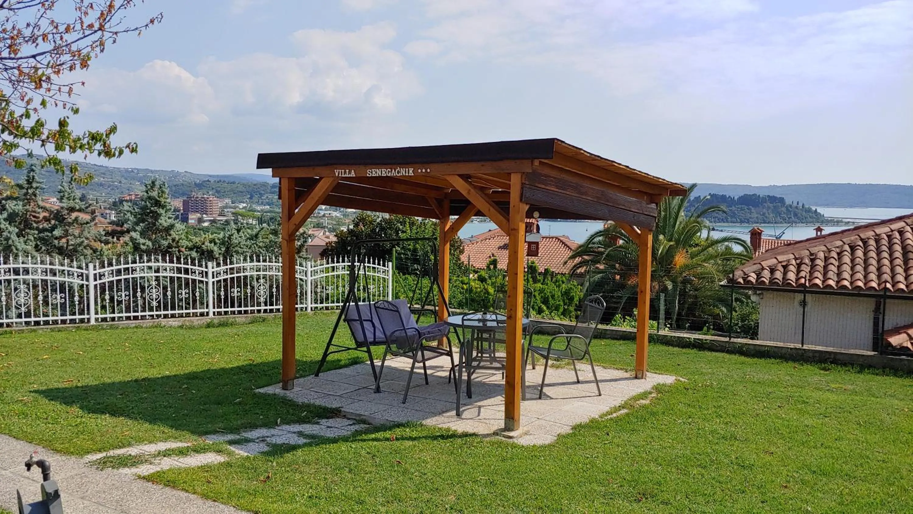 Patio in Villa Senegačnik