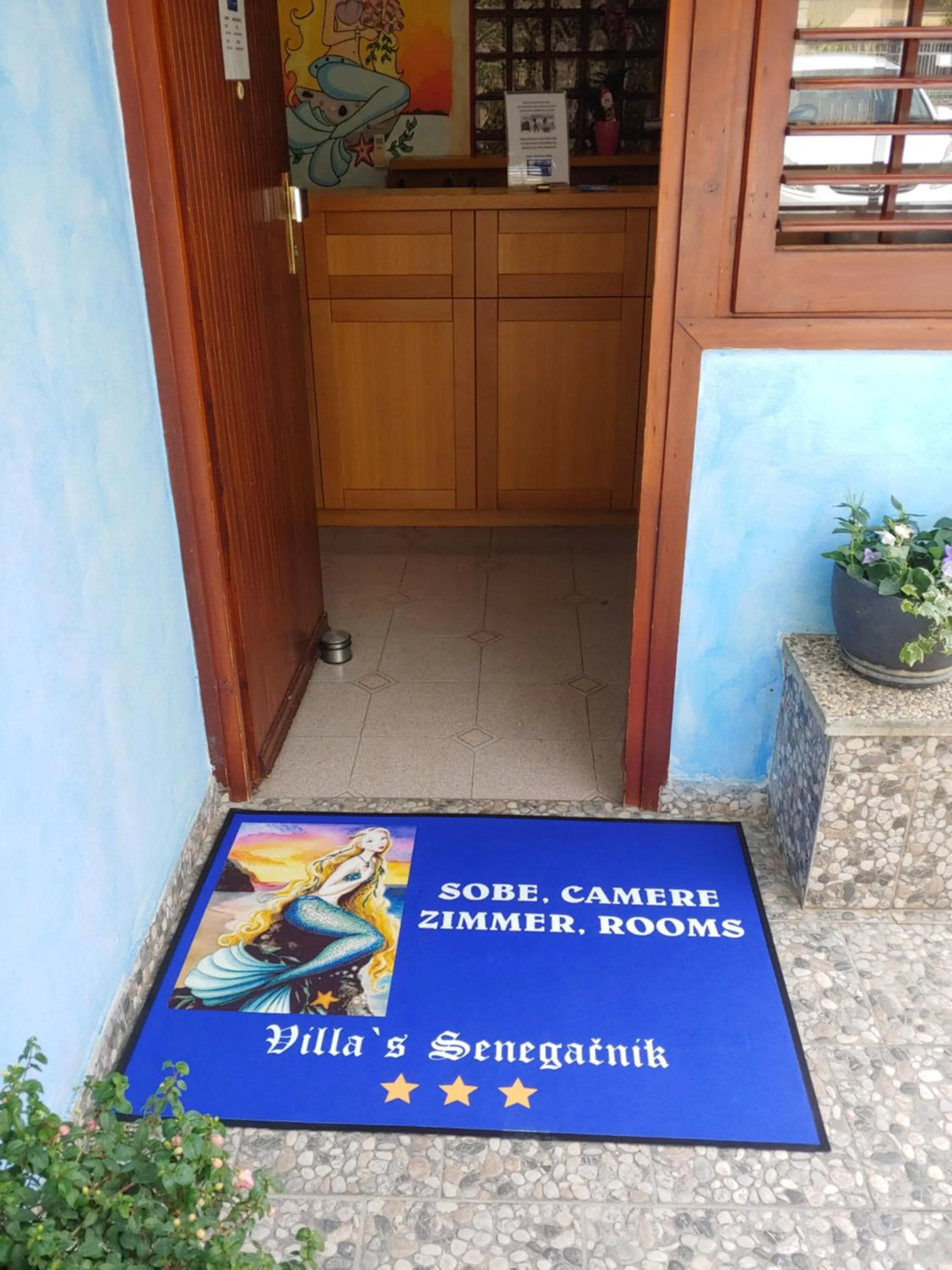 Facade/entrance in Villa Senegačnik