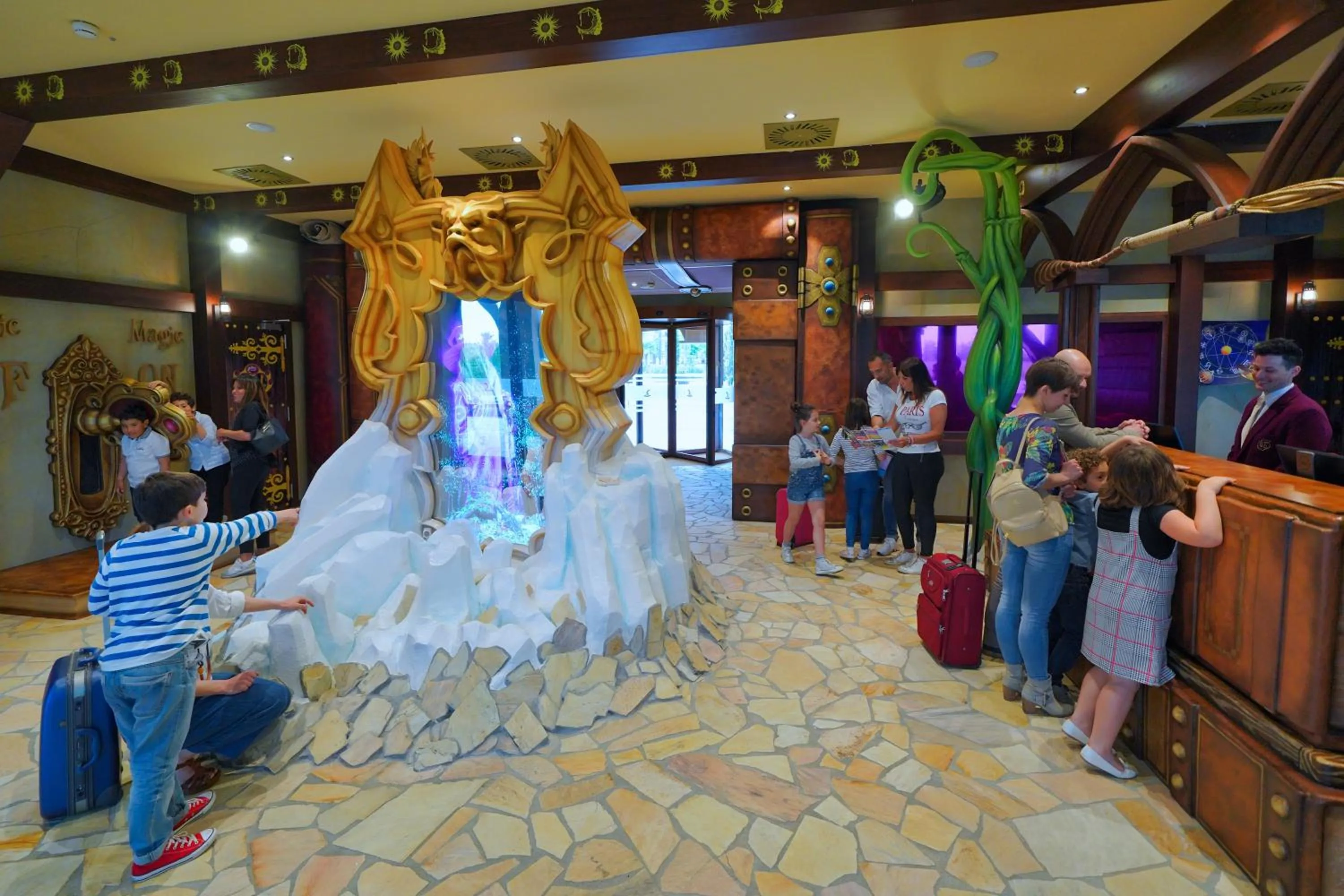 Lobby or reception in Gardaland Magic Hotel