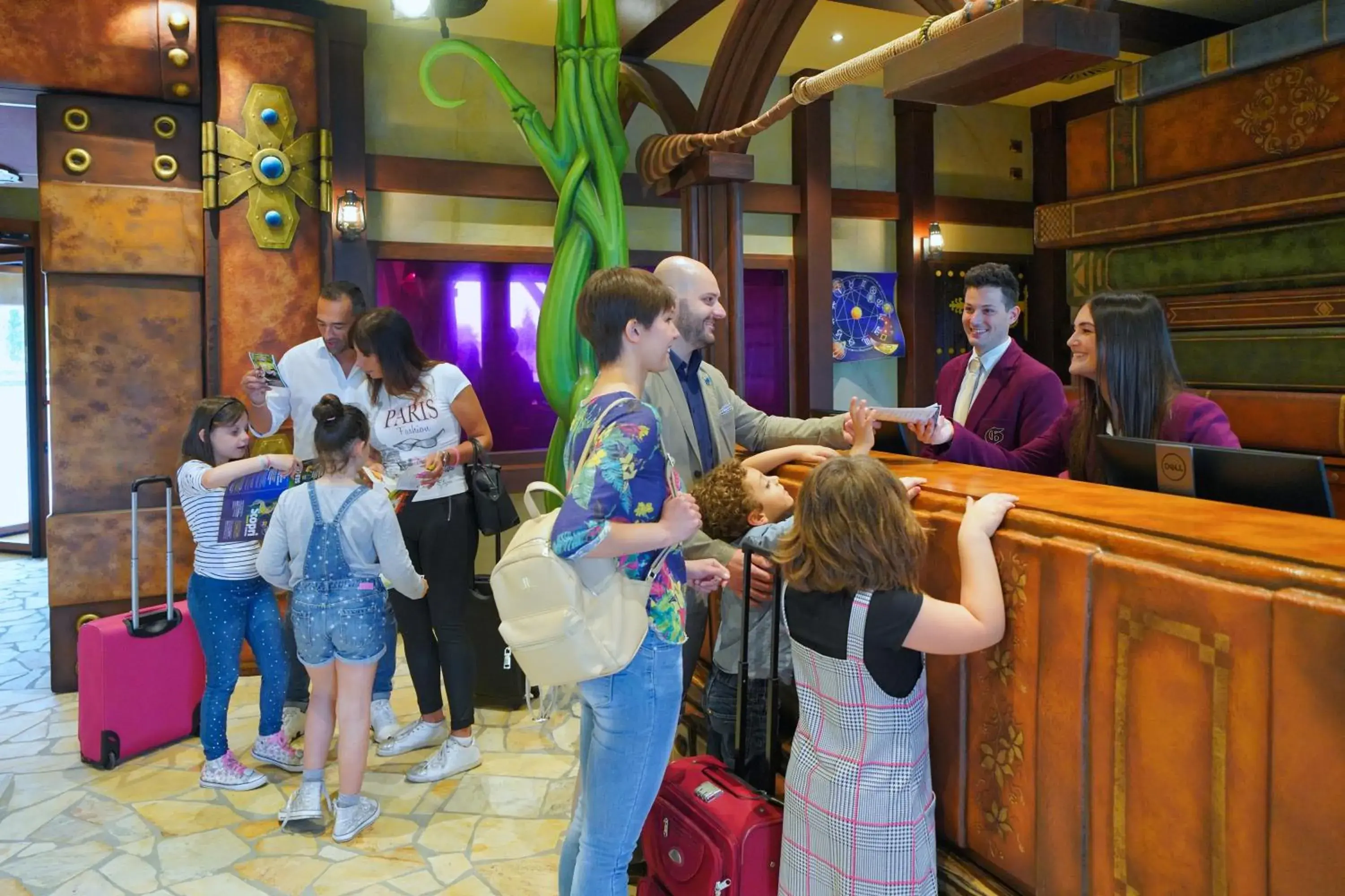 Lobby or reception in Gardaland Magic Hotel Lobby or reception in Gardaland Magic Hotel