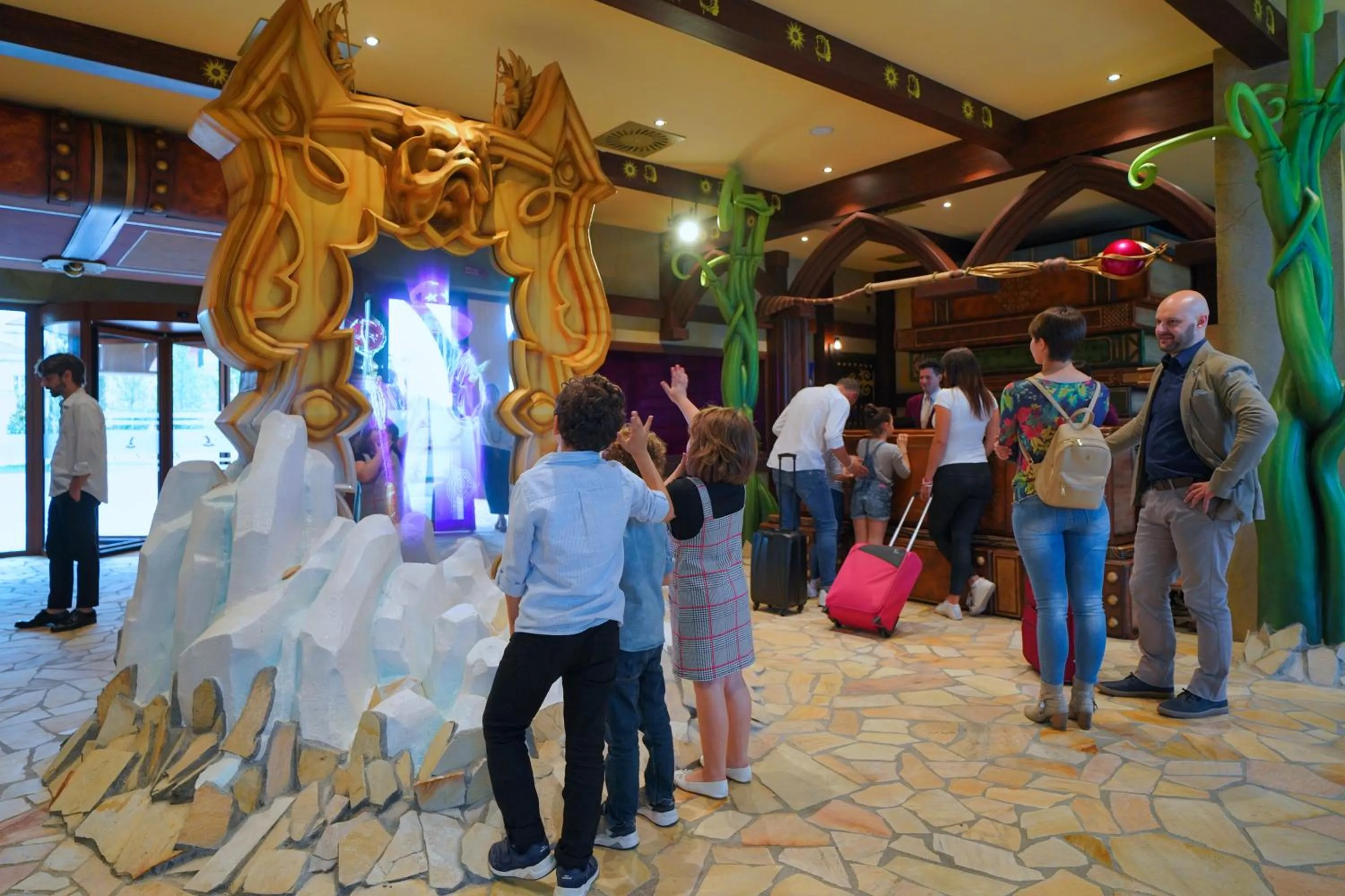 Lobby or reception in Gardaland Magic Hotel