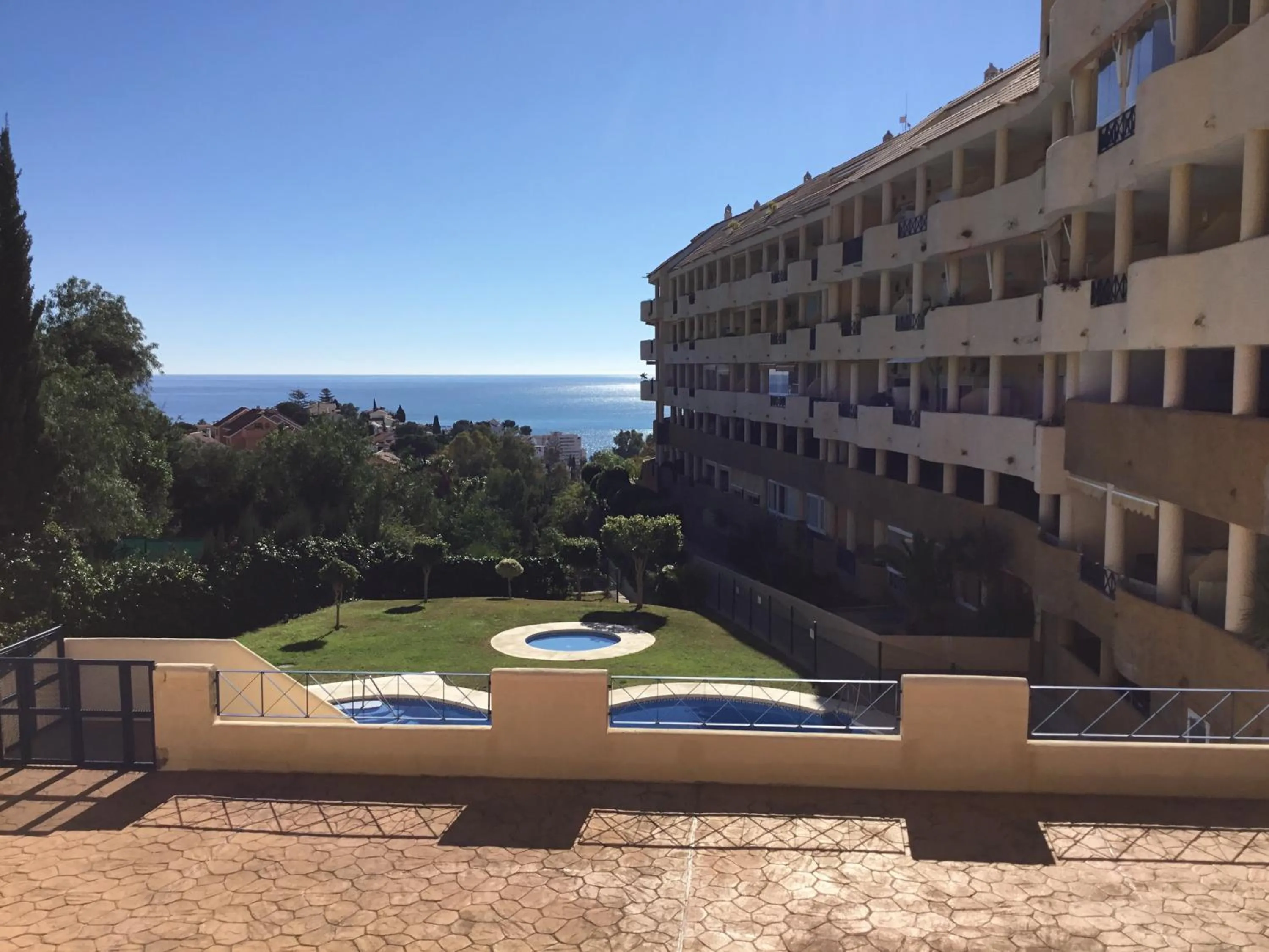 Pool view in Fuengirola Apartment