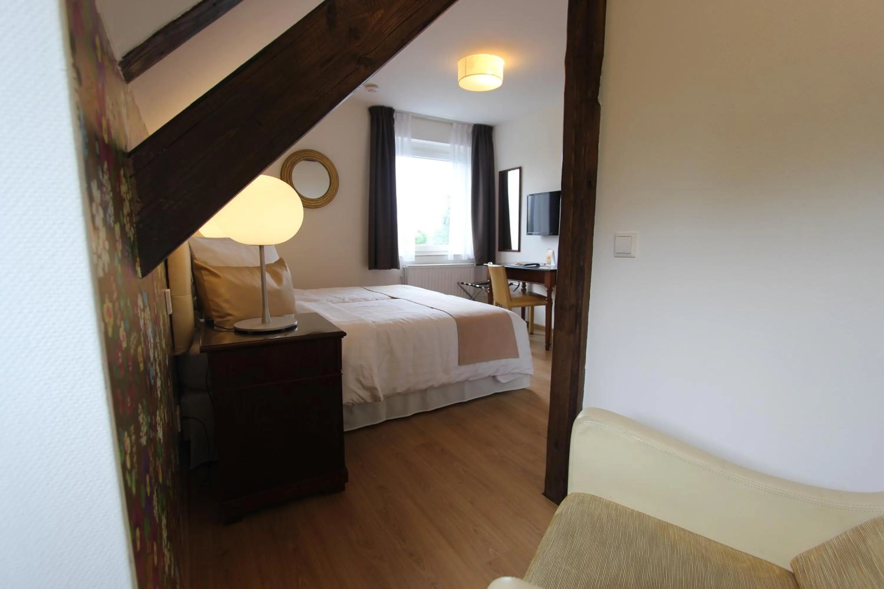 Photo of the whole room, Bed in Boutique Hotel Restaurant Hollerather Hof