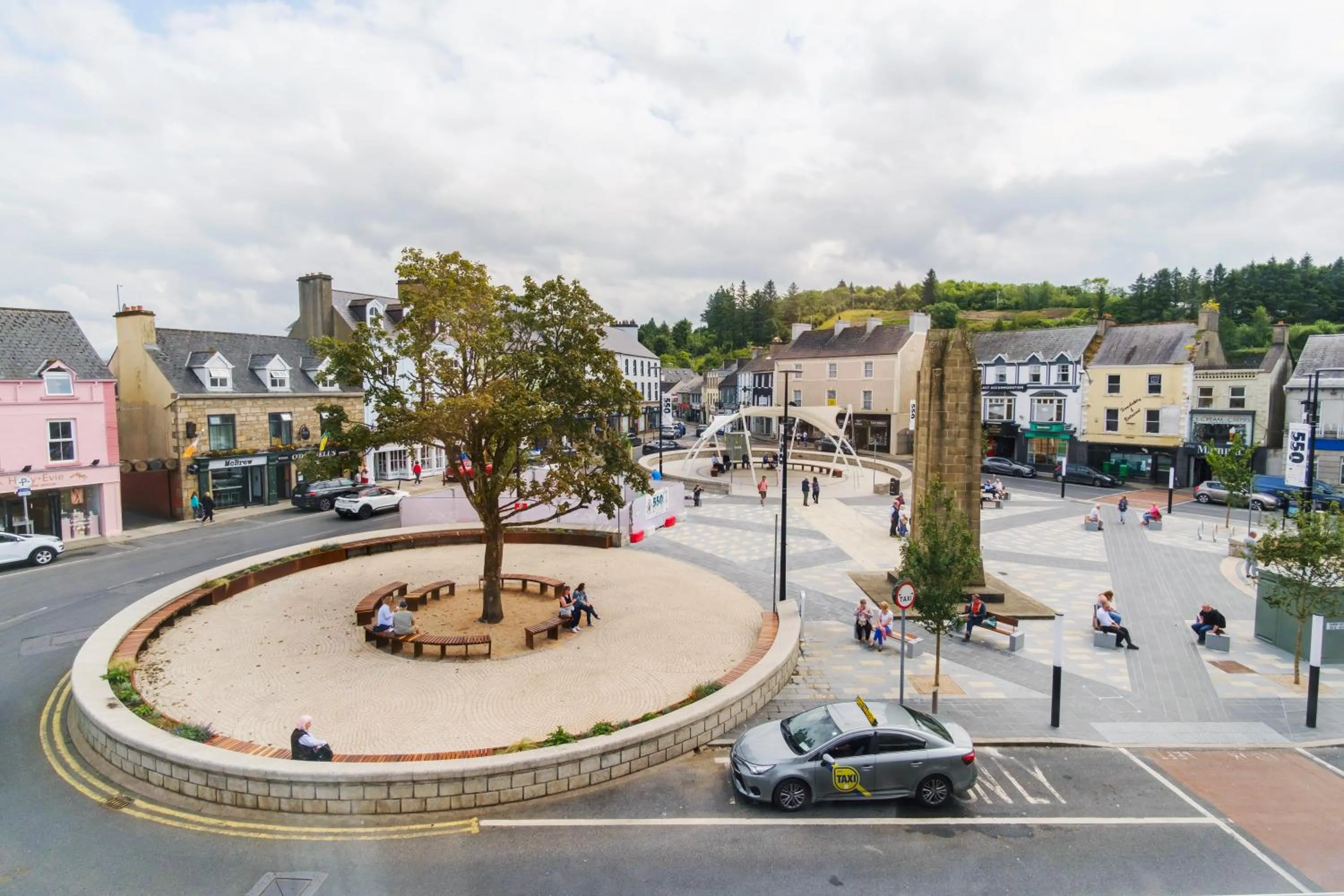 Street view in Abbey Hotel Donegal